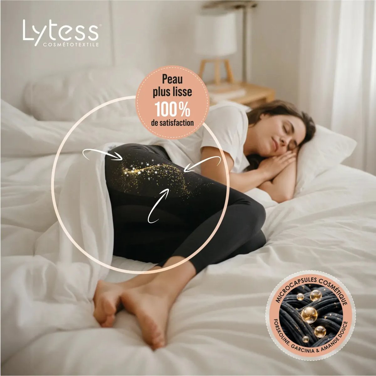 Legging Anti Cellulite Nuit noir, LYTESS