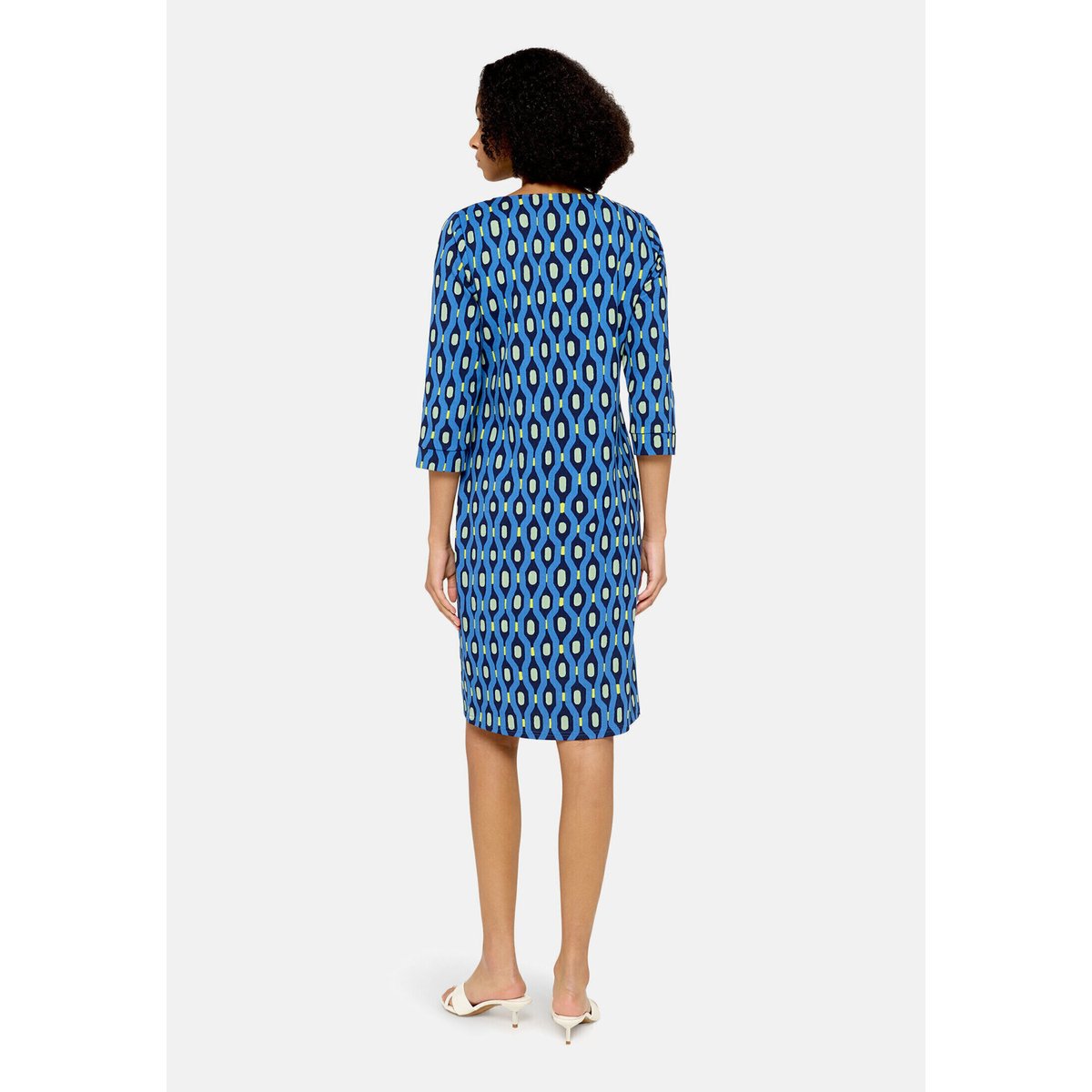 Robe casual à motifs bleu/vert, CARTOON