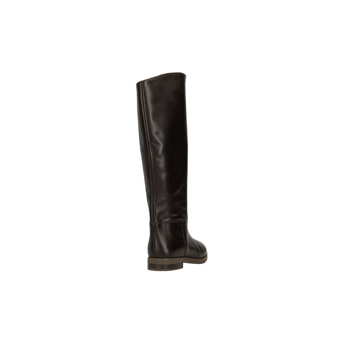 Bottes hautes en cuir marron, SACHA
