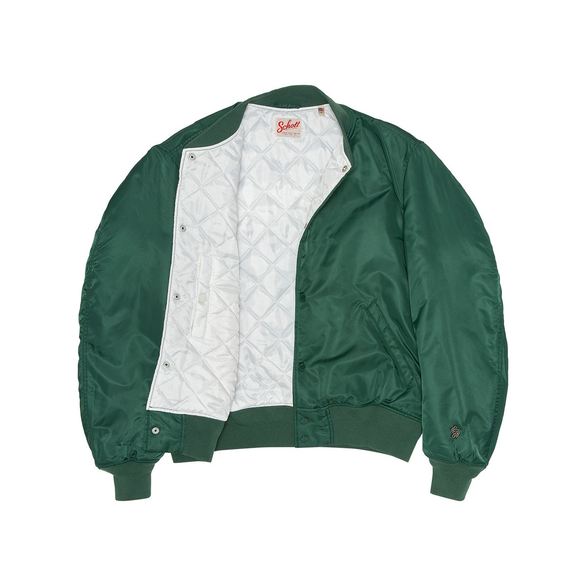 Blouson urban oversize vert, SCHOTT