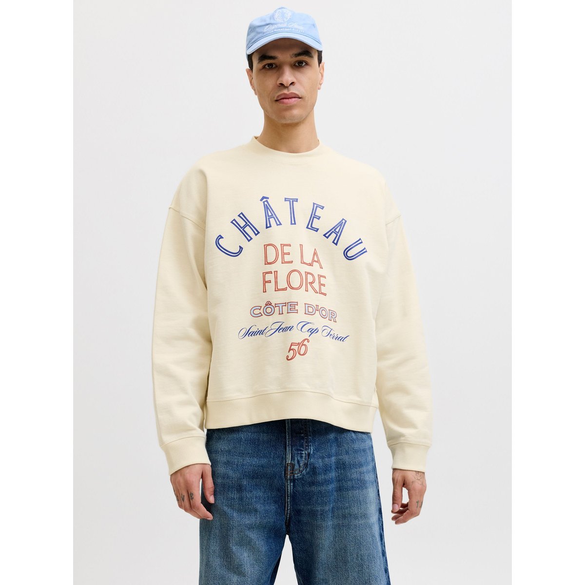 Sweat-Shirt antique white, JACK & JONES