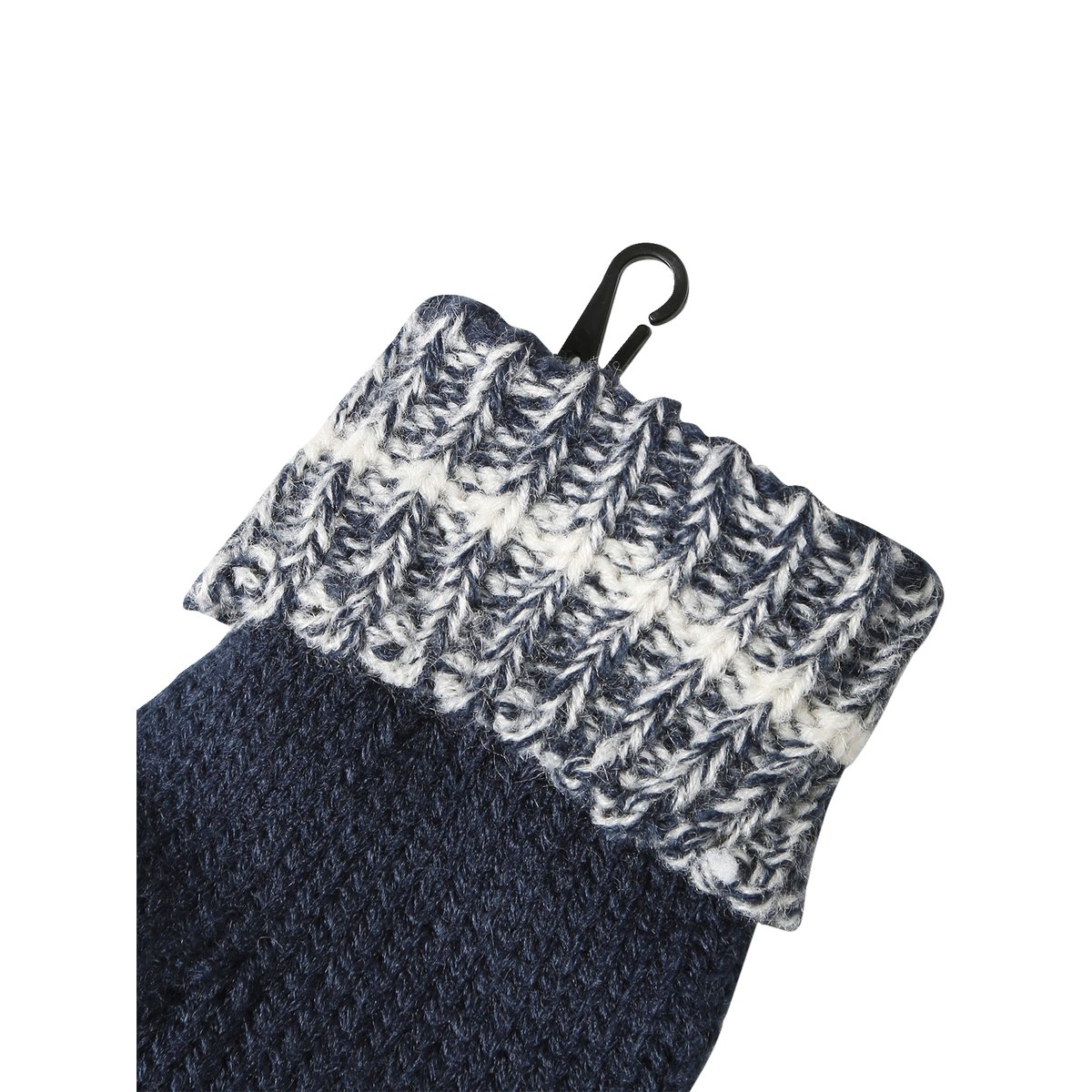 Ensemble colorblock bonnet + snood + gants bleu nuit, VERTBAUDET