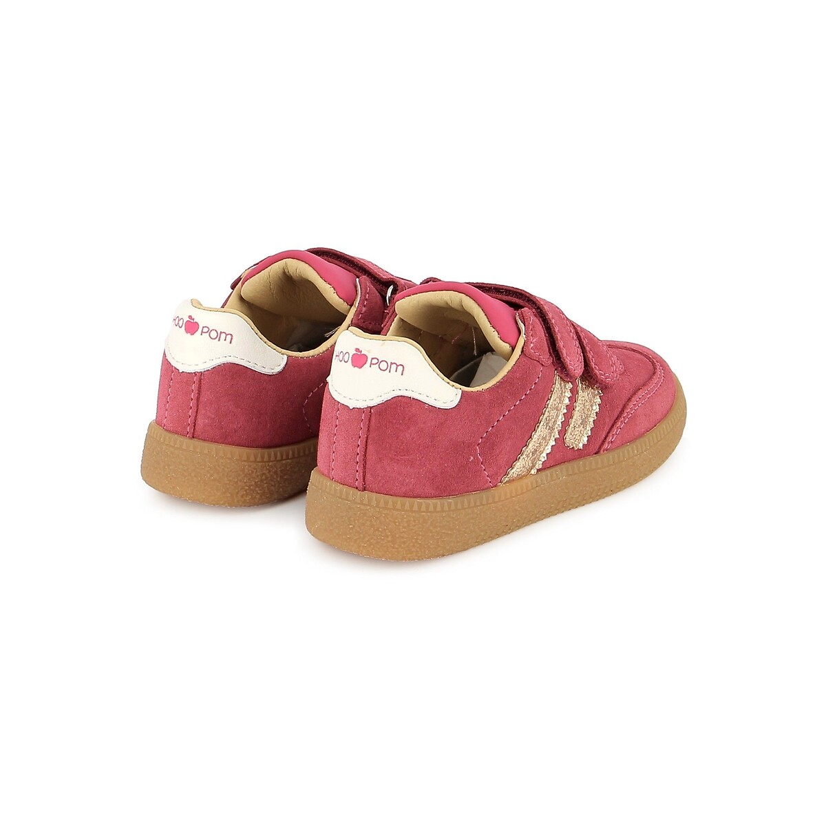 Kids Yuzu Lo Scratch Trainers pink, SHOO POM
