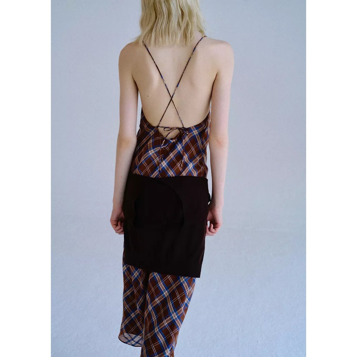 Robe cofi marron, MANGO