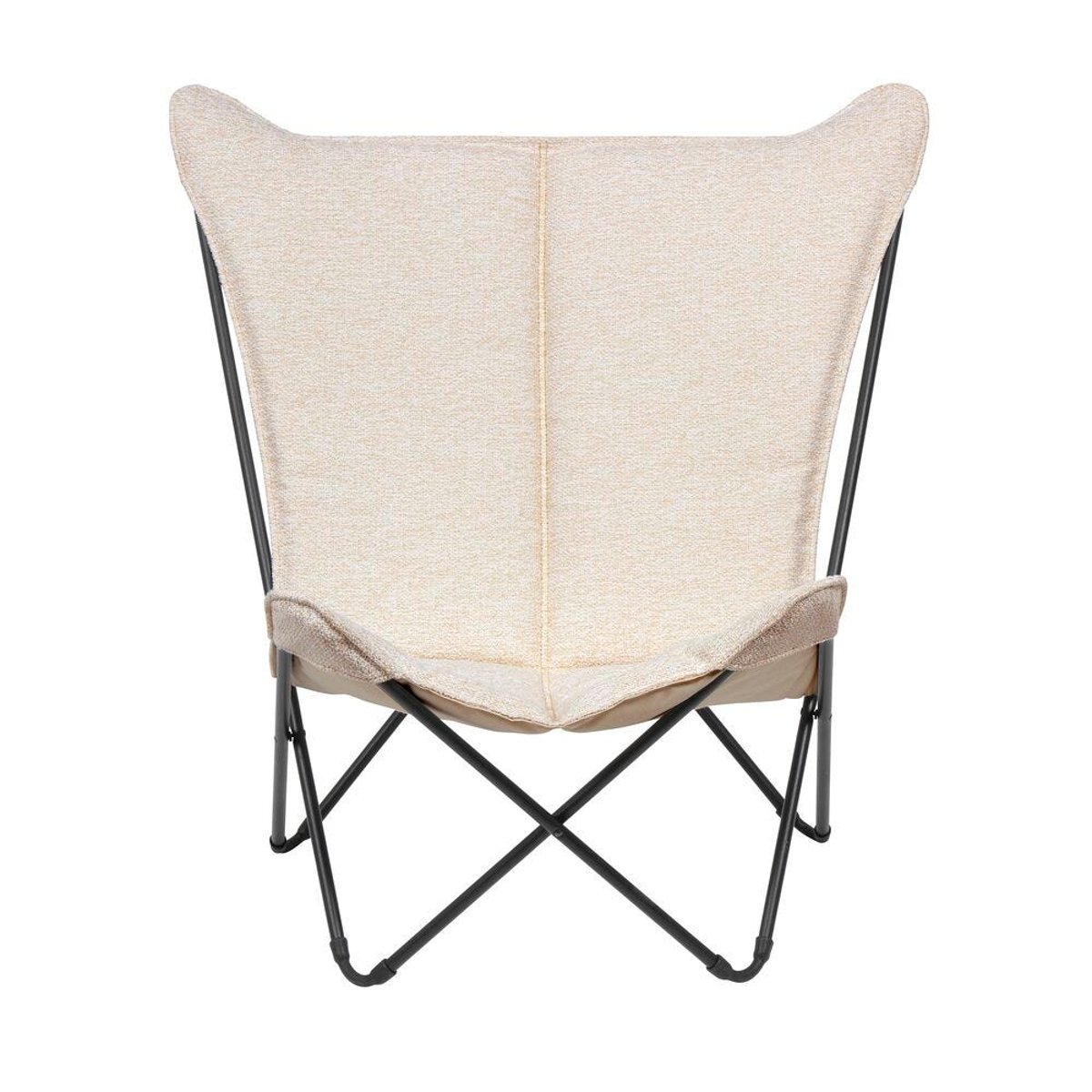 Fauteuil papillon matelassé grande largeur - SPHINX creme, LAFUMA MOBILIER