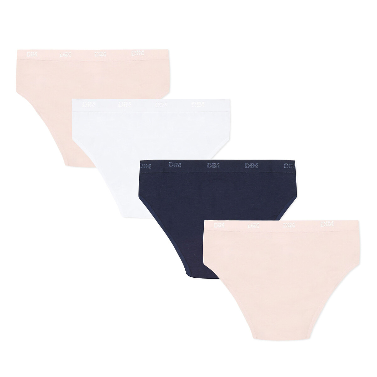 Lot de 4 slips Ecodim multicolore, DIM