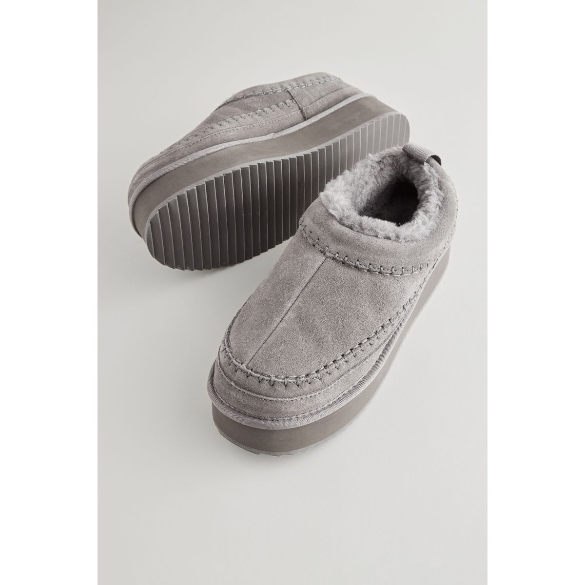Chaussures sans lacets avec doublure gris, NEXT