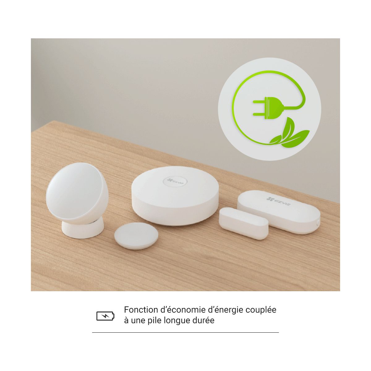 Alarme maison Kit Alarm 4 pdts - Compatible Matter couleur unique, EZVIZ