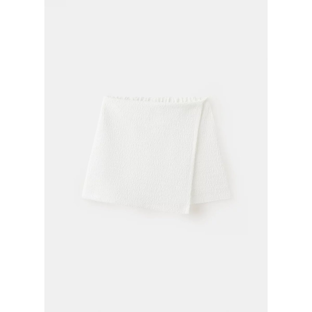 Jupe short en maille blanc cassé, MANGO KIDS