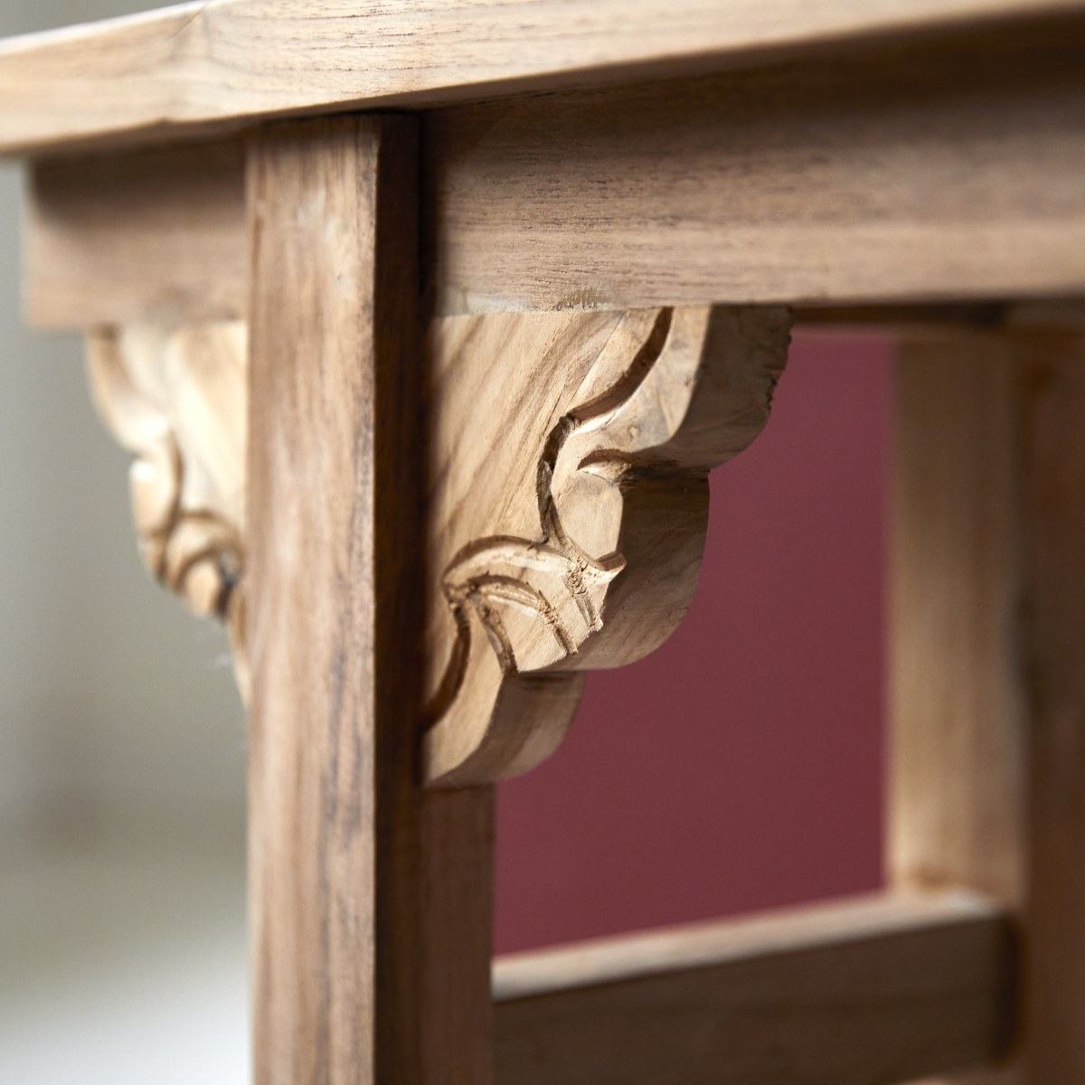 Console en Teck massif, ADONIS naturel, TIKAMOON