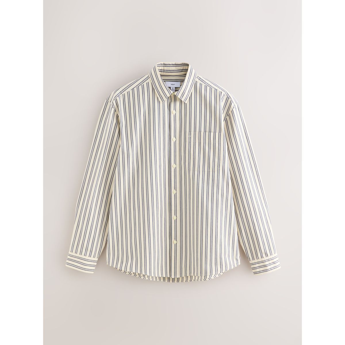 Chemise en popee à manches longues crème écru, NEXT
