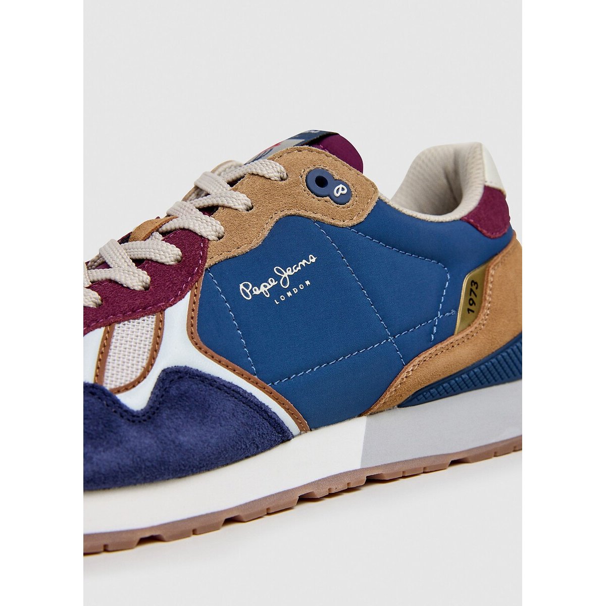 Baskets Brit Back bleu marine, PEPE JEANS
