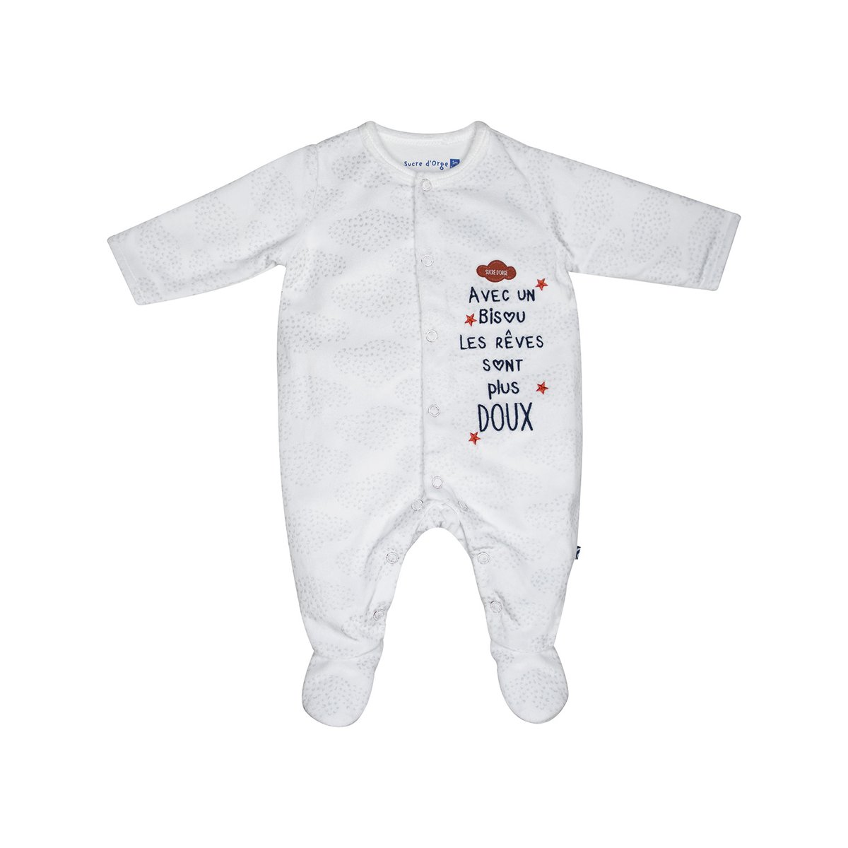 Set naissance jilian maille naissance gris, SUCRE D'ORGE
