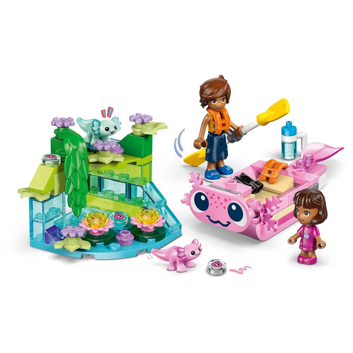 LEGO Friends - Le bateau d'aventures axolotl - 42681 multicolore, LEGO