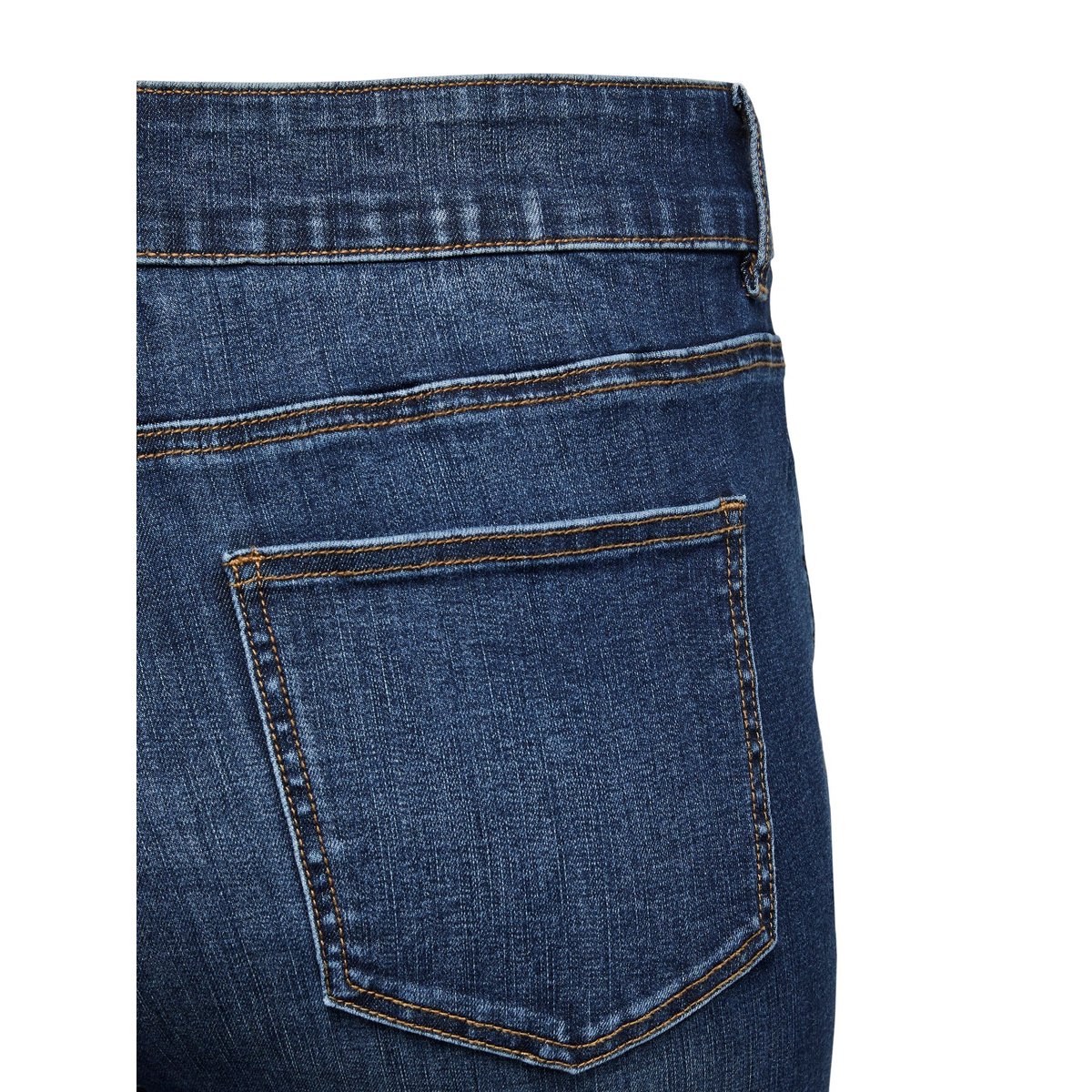 Jean À Coupe Large dark blue denim, VERO MODA