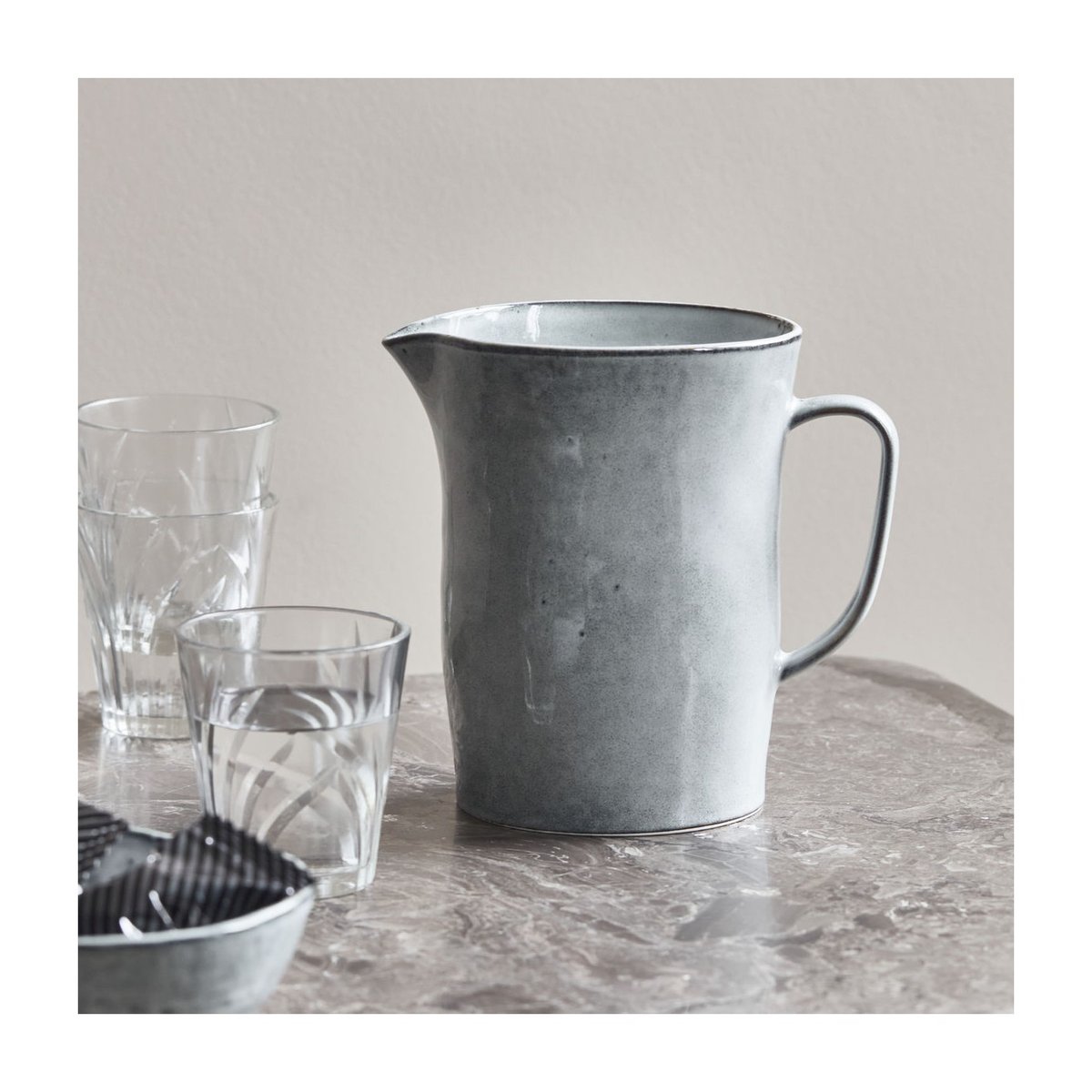 Cruche Rustic 1000 ml gris/bleu, HOUSE DOCTOR