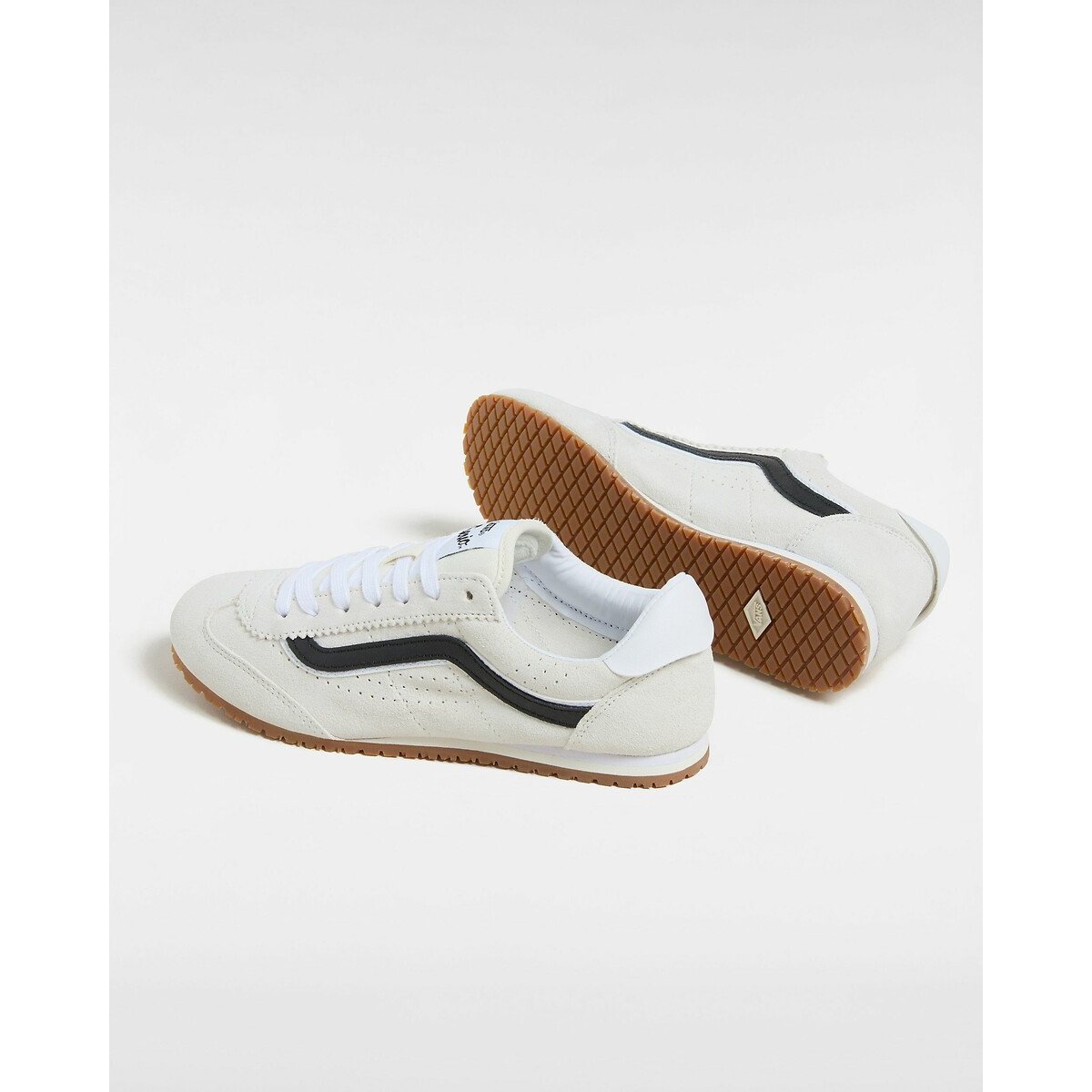 Leren sneakers Super Lowpro ecru, VANS