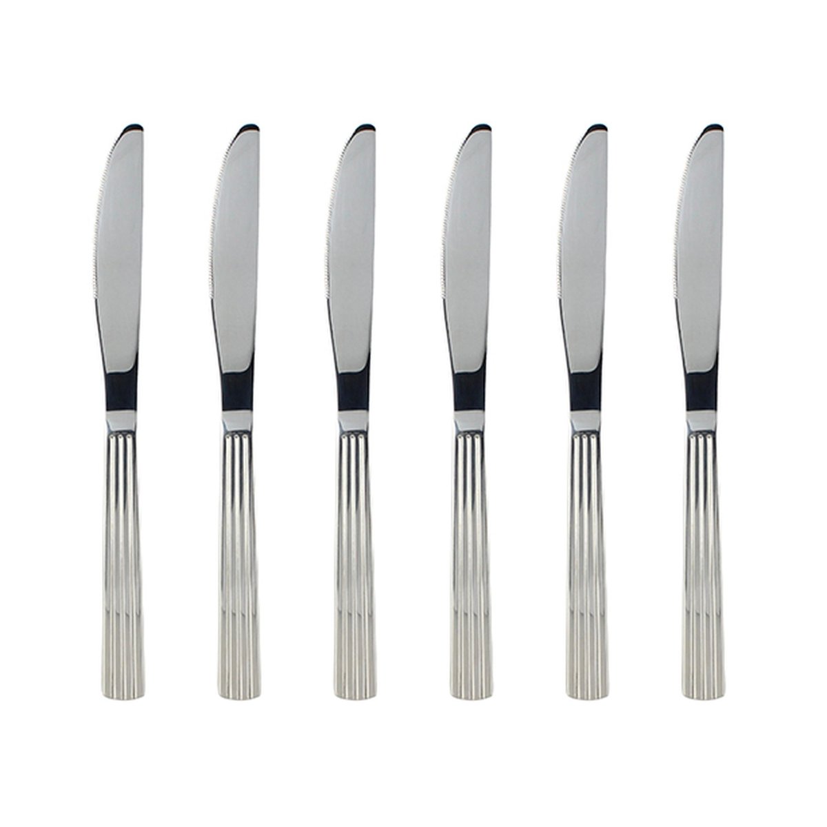 Lot de 6 couteaux 24cm, LOUISE inox, NOVASTYL