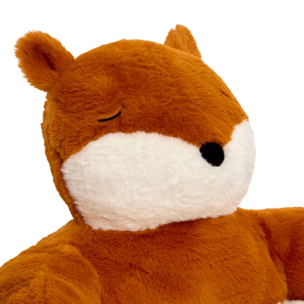 Fauteuil peluche pour enfant ZAFA orange, ATMOSPHERA FOR KIDS