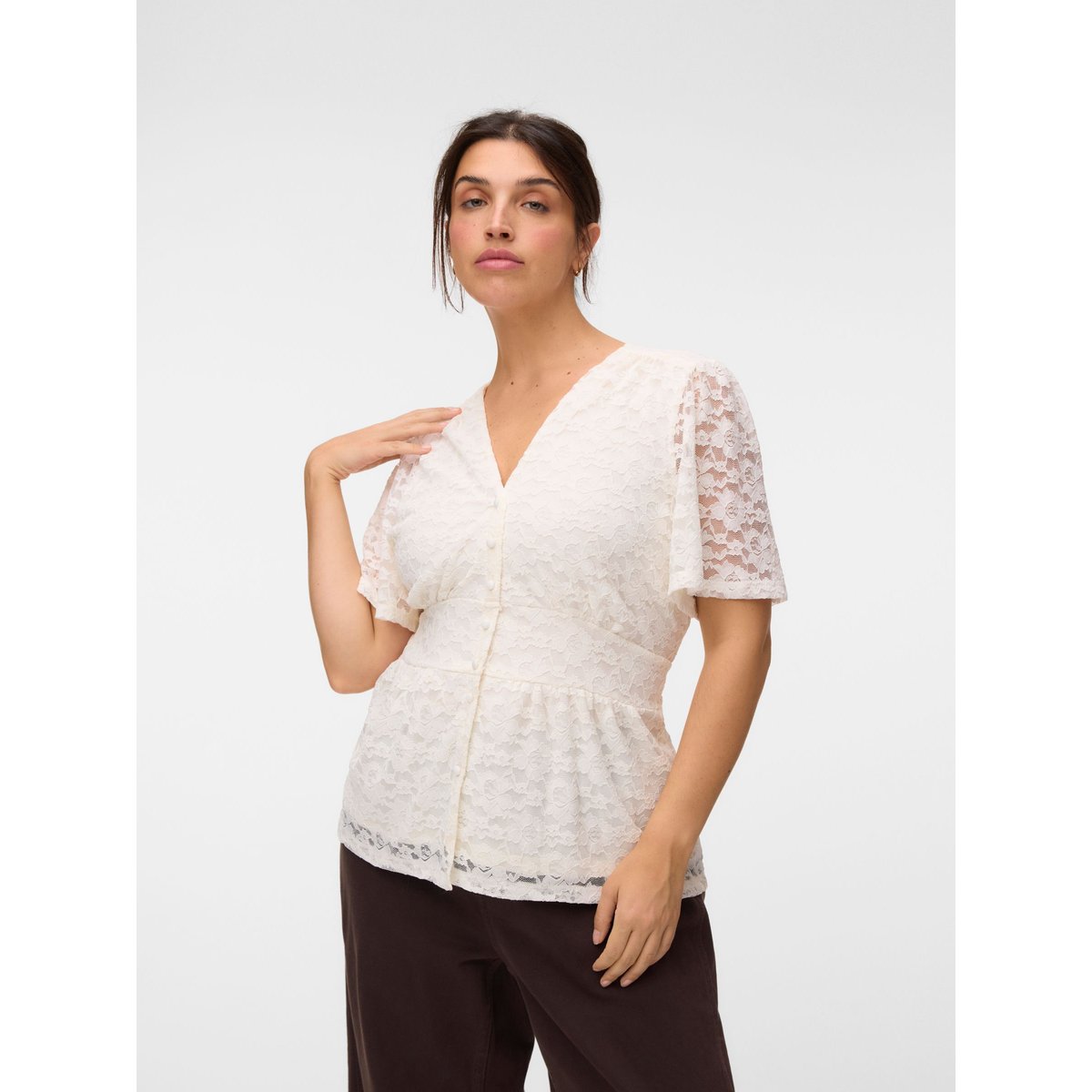 Top star white, VERO MODA