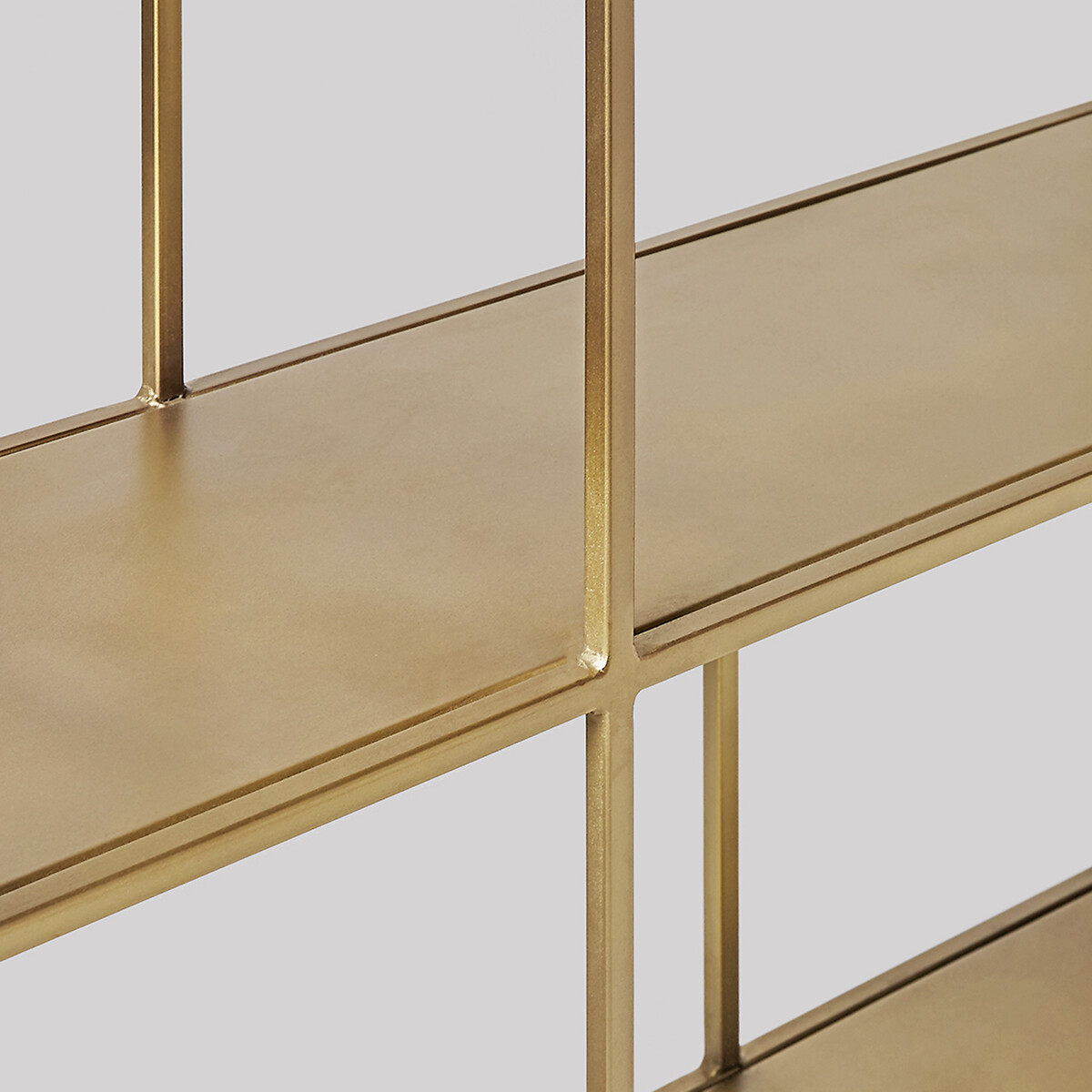 Aero Steel Shelving aged brass, SWOON