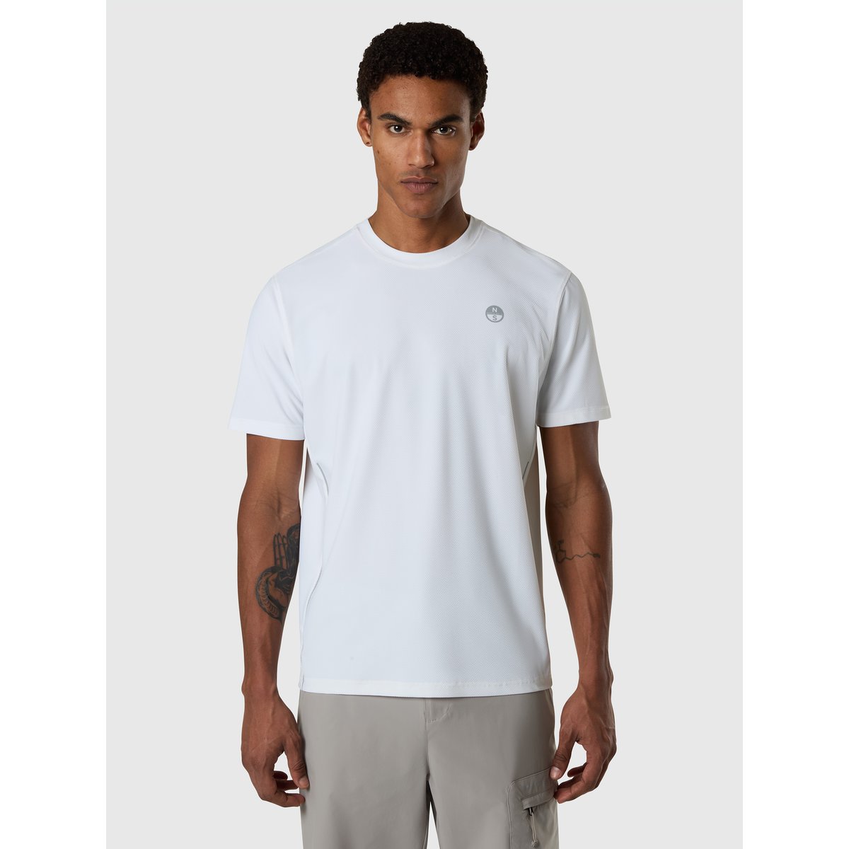 T-shirt avec protection UV blanc, NORTH SAILS