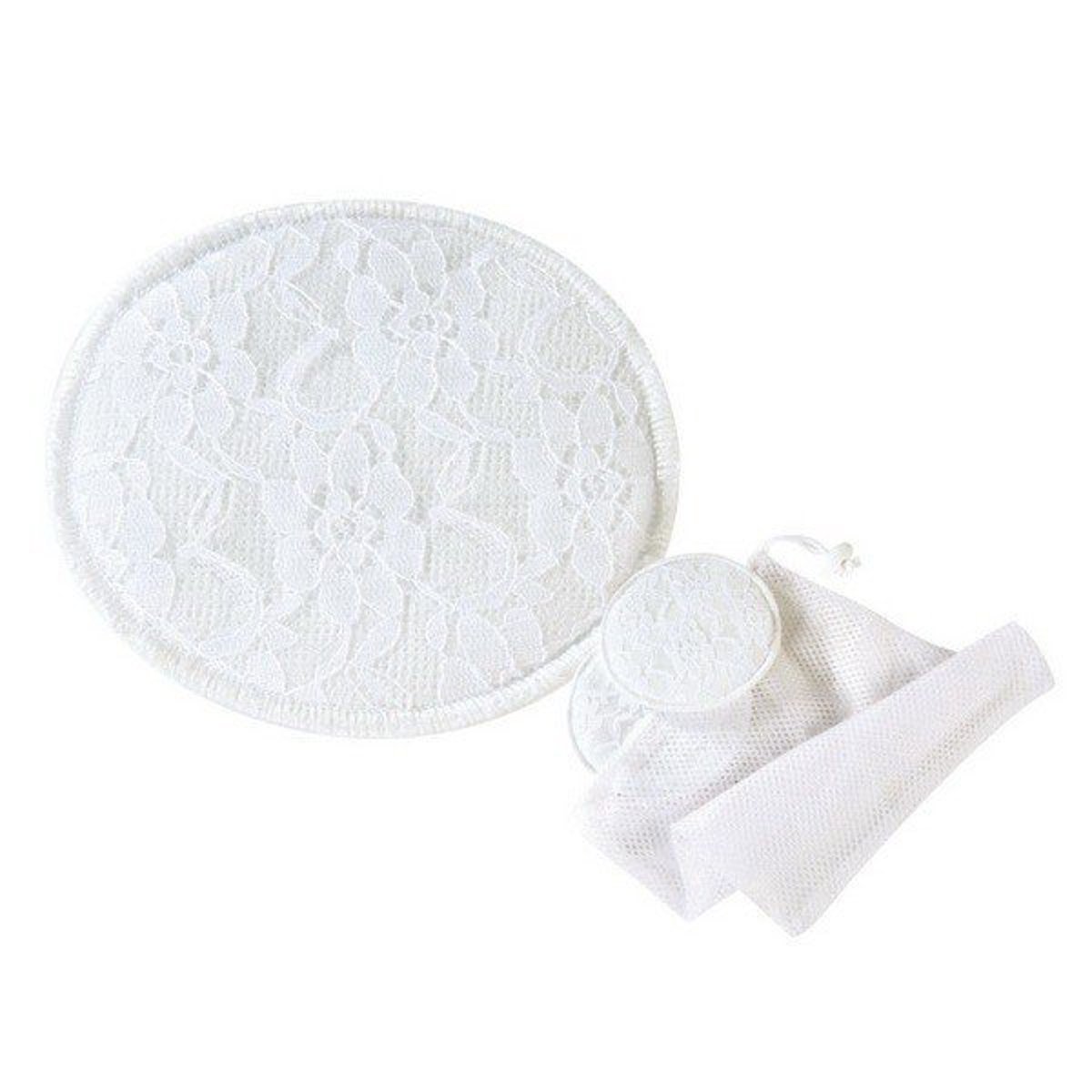 Lot de 6 coussinets d'allaitement lavable blanc, NUK