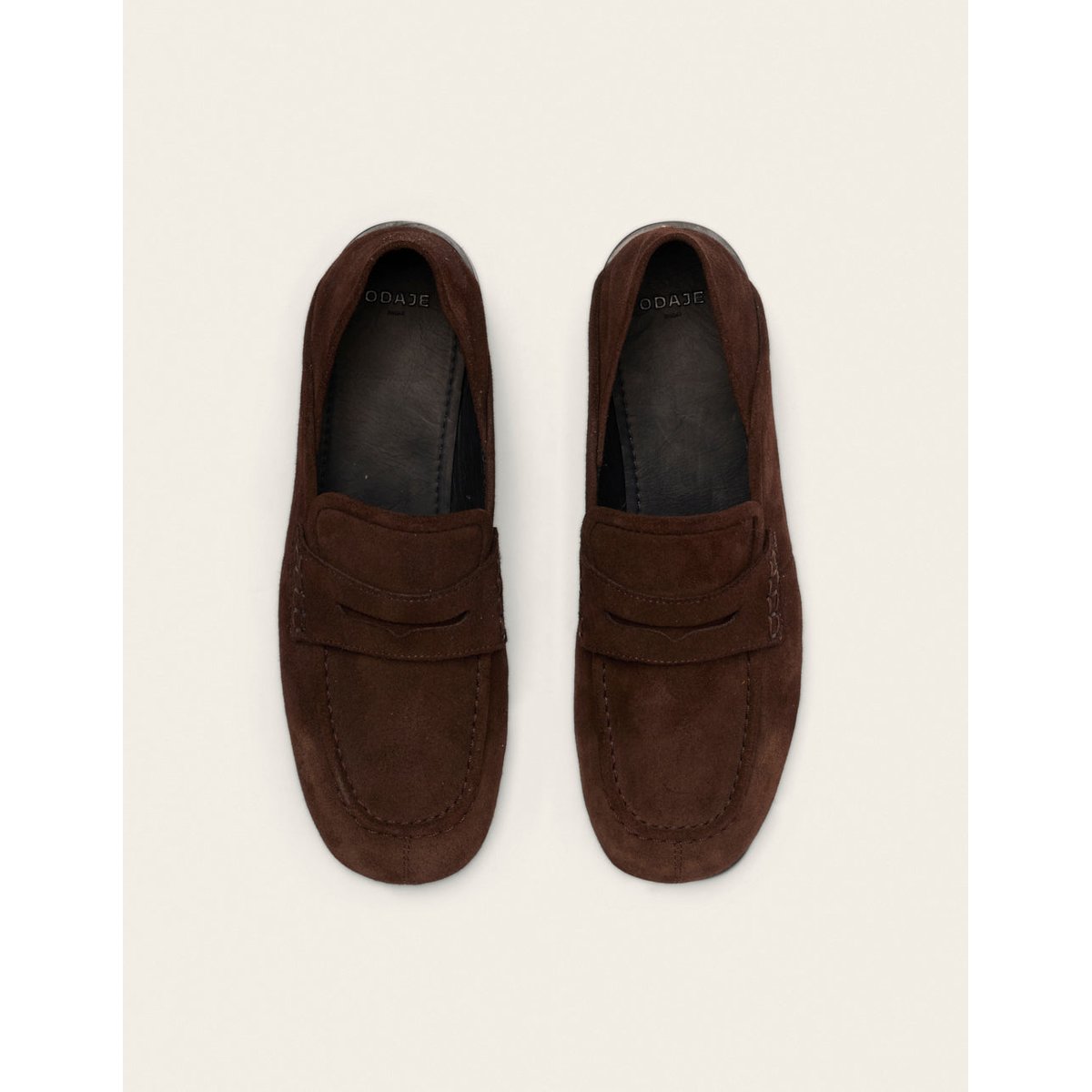 Mocassins GEMA suède chocolat, ODAJE