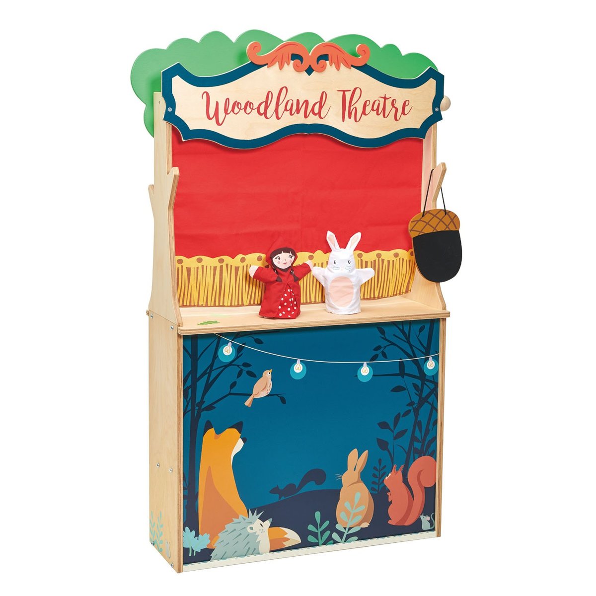Marchande et Théâtre Woodland beige, TENDER LEAF TOYS