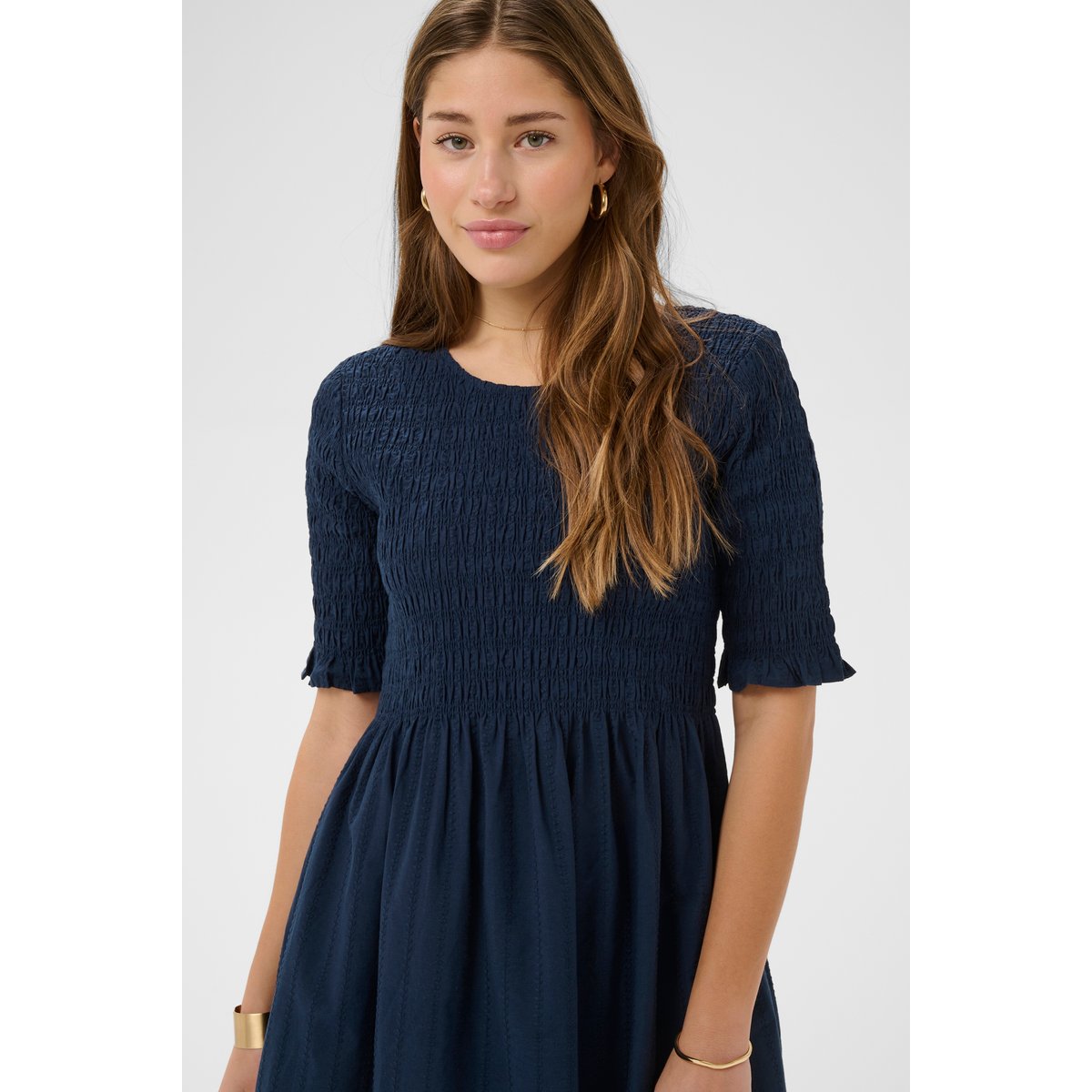 Robe bleu navy blazer, CREAM