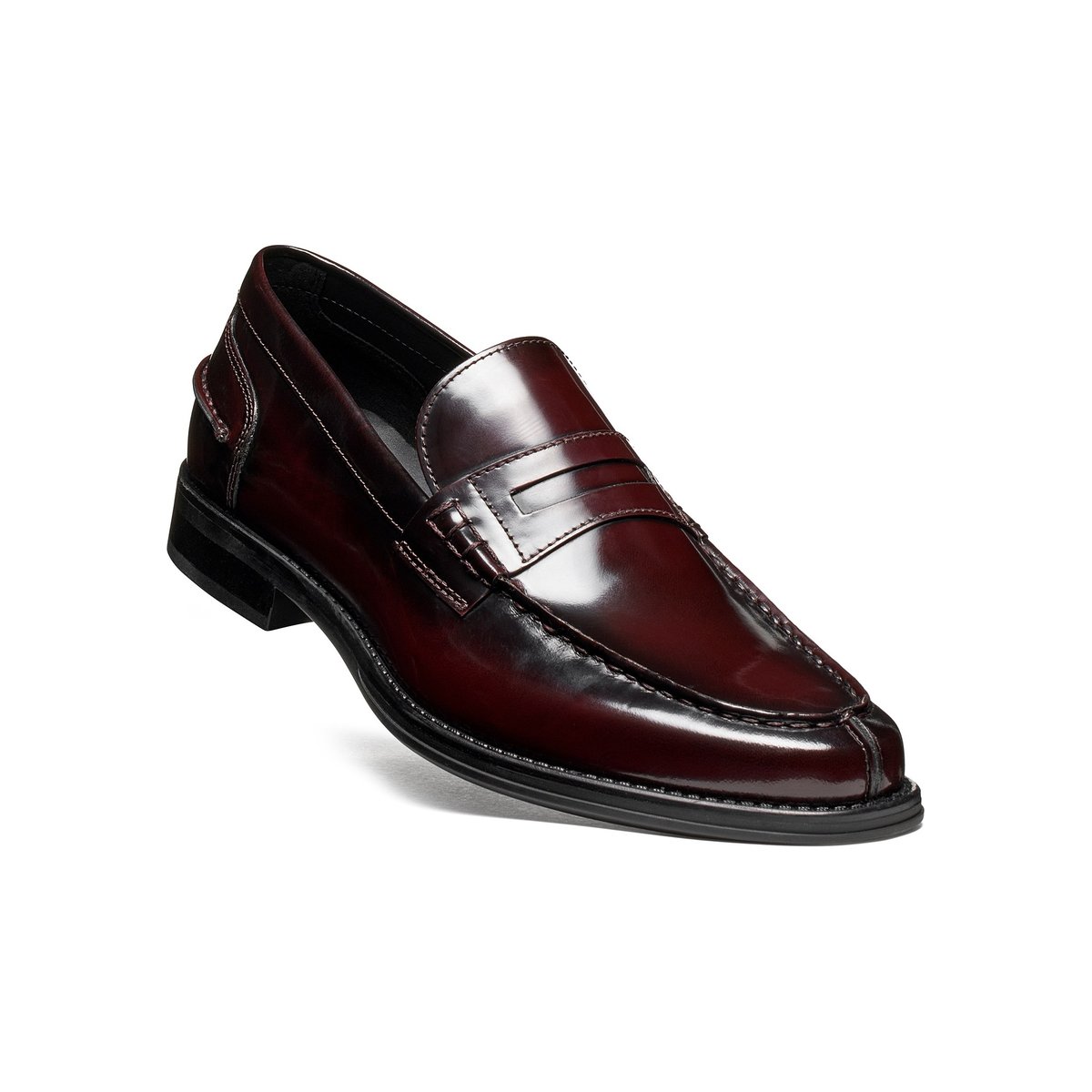 Mocassins U ELLMOOR bordeaux foncé, GEOX