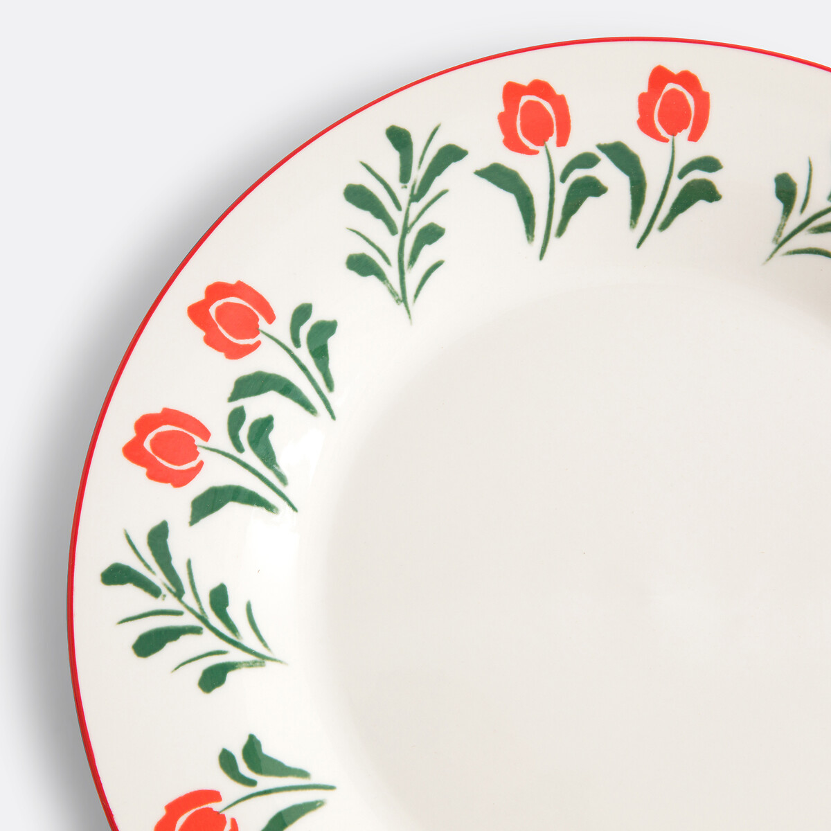 Set of 4 Lysor Porcelain Plates multi-coloured, LA REDOUTE INTERIEURS