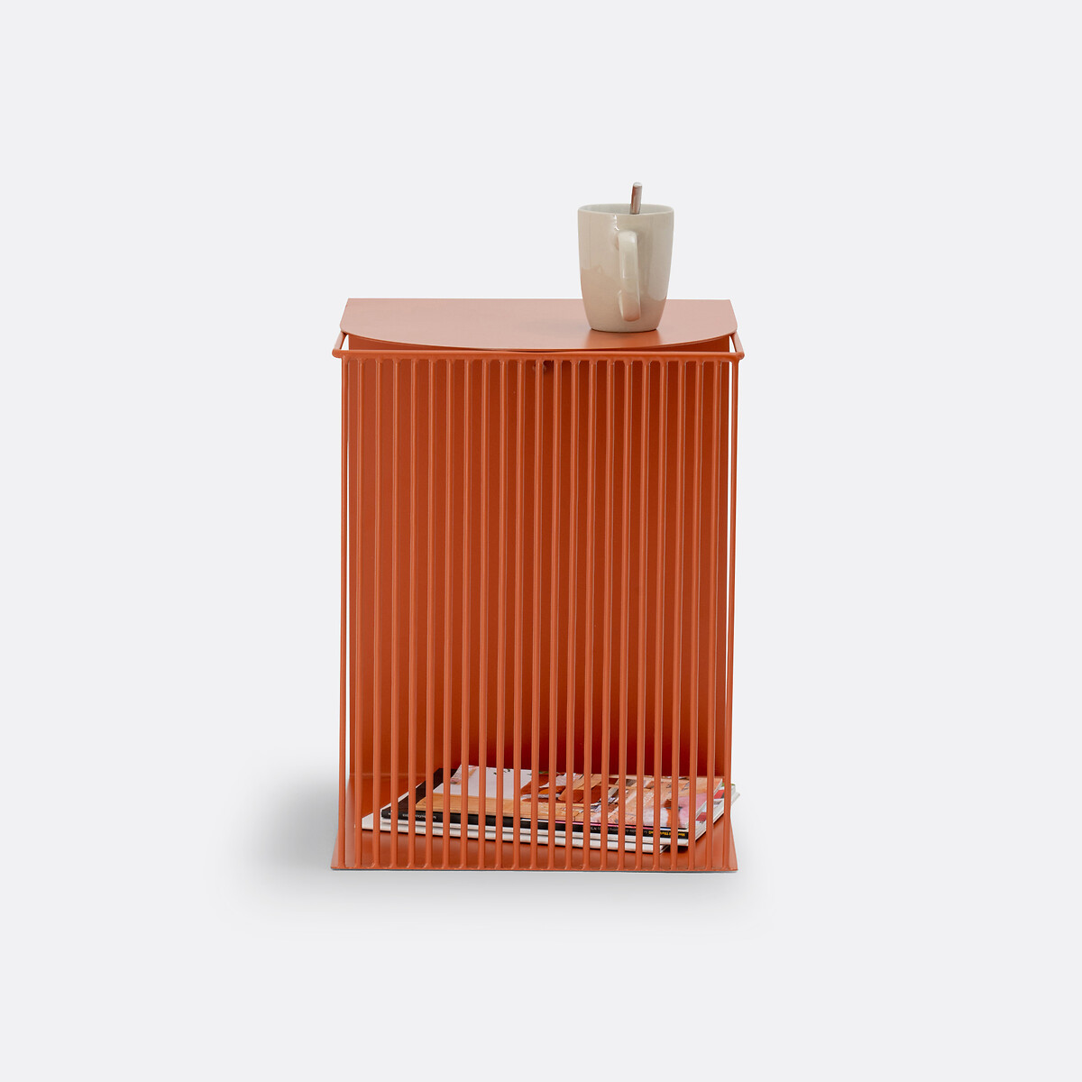 Salem Metal Side Table orange, LA REDOUTE INTERIEURS