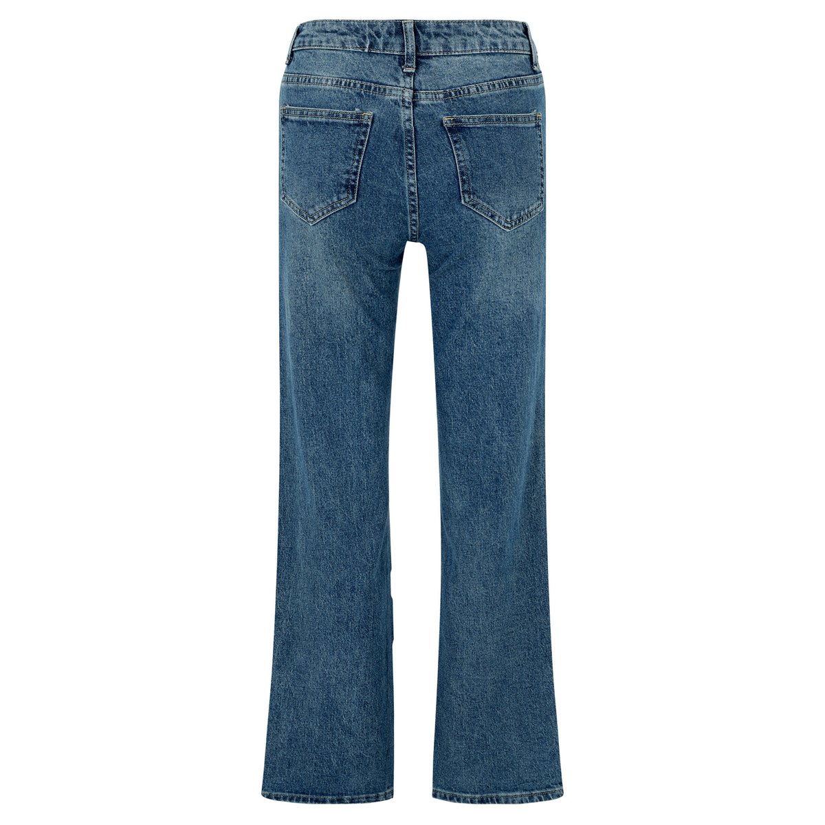 Jean stretch à strass dark blue denim, CARTOON