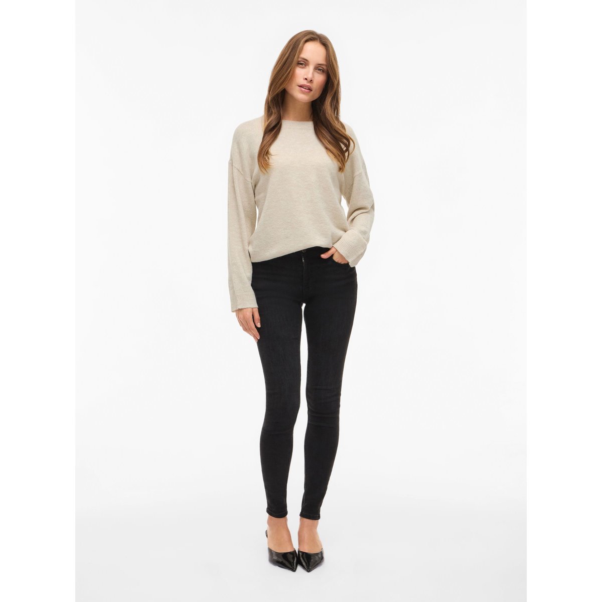 Pull En Maille birch, VILA