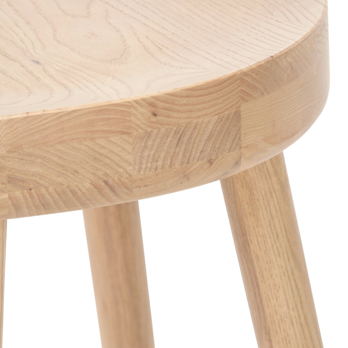 Lorian Ash Wood Ergonomic Bar Stool light wood, ÉDITÉ
