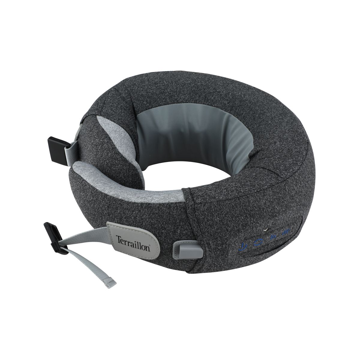Masseur nuque de cou et cervicales chauffant gris, TERRAILLON