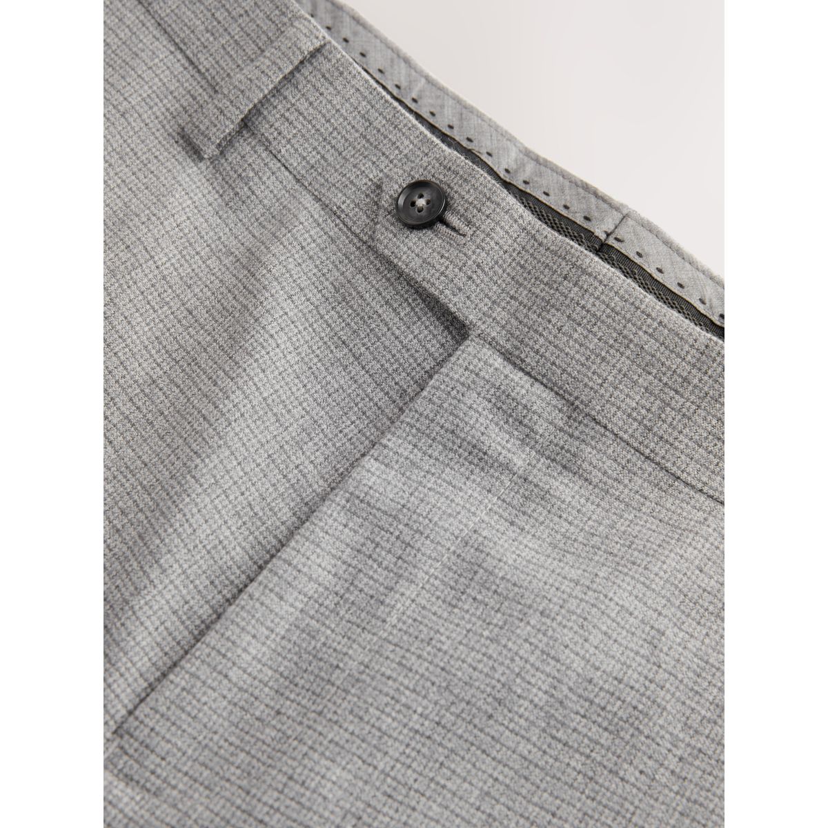 Pantalon de costume en laine cerruti Signature gris, NEXT