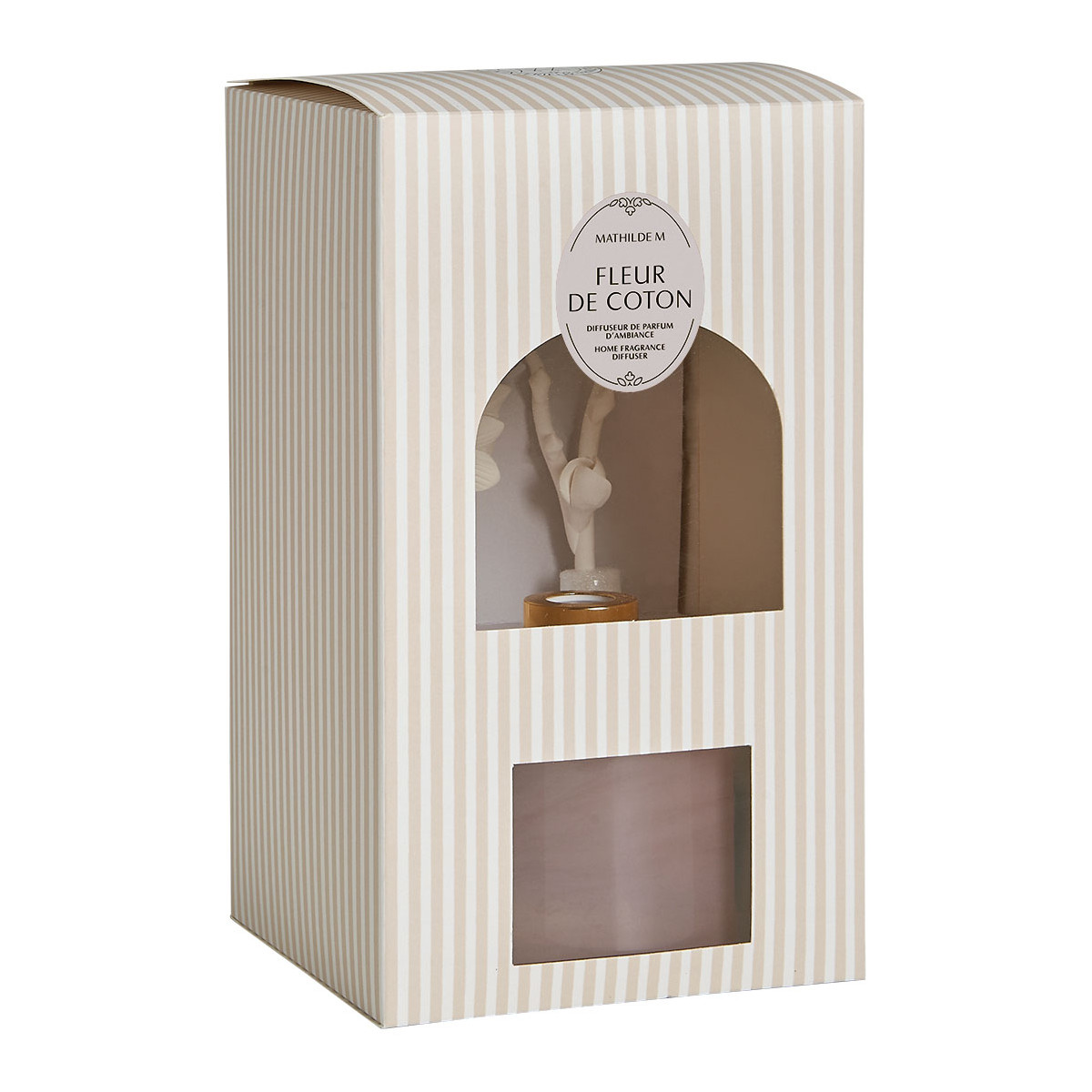 Diffuseur parfum d'ambiance 150 ml - Coton transparent, MATHILDE M