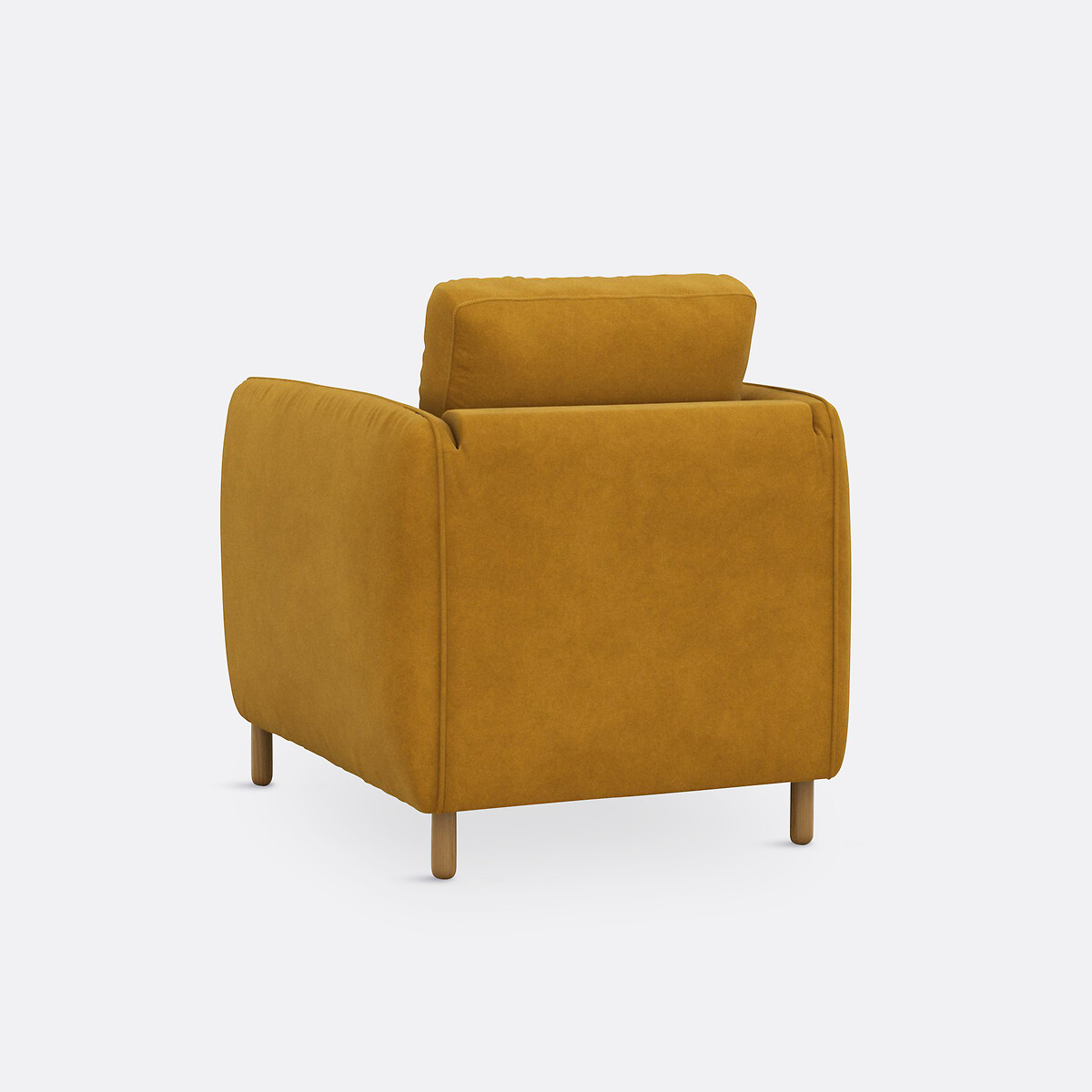Fauteuil velours, Lomeo ocre, LA REDOUTE INTERIEURS