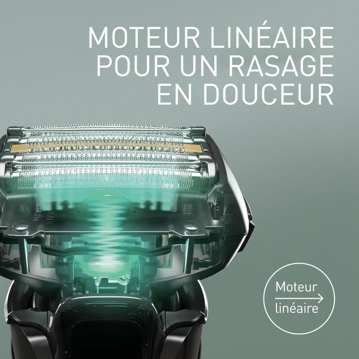 Rasoir électrique 5 lames ES-LV6U-K803 noir, PANASONIC
