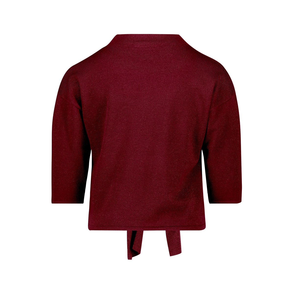 Pull-over en maille à nœud maroon banner, BETTY BARCLAY