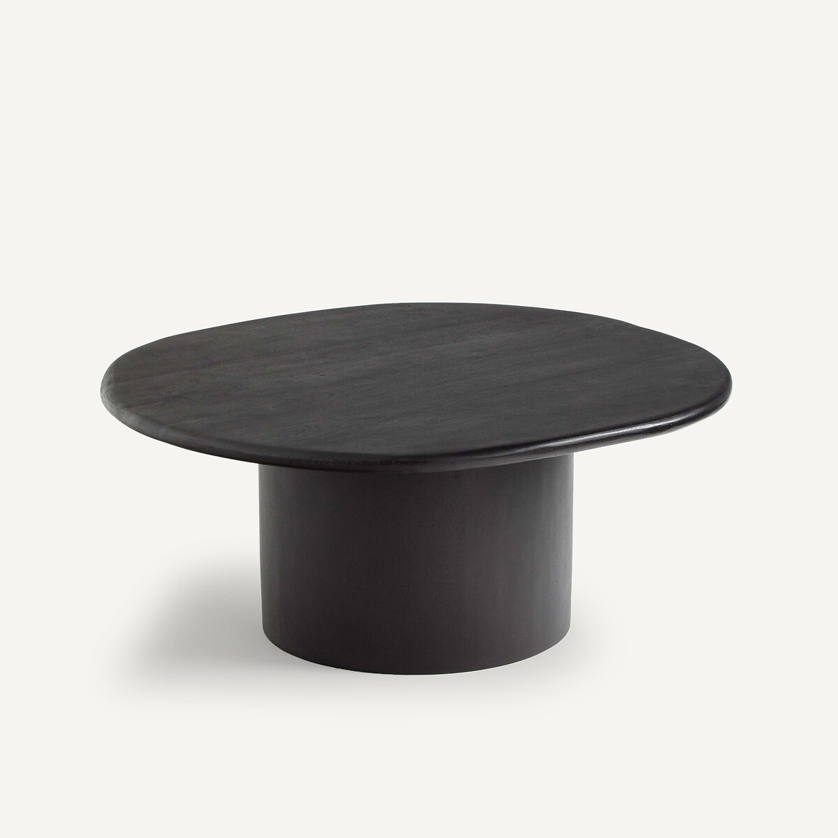 Oreus Coffee Table in Solid Acacia, Height 38.5cm black, AM.PM