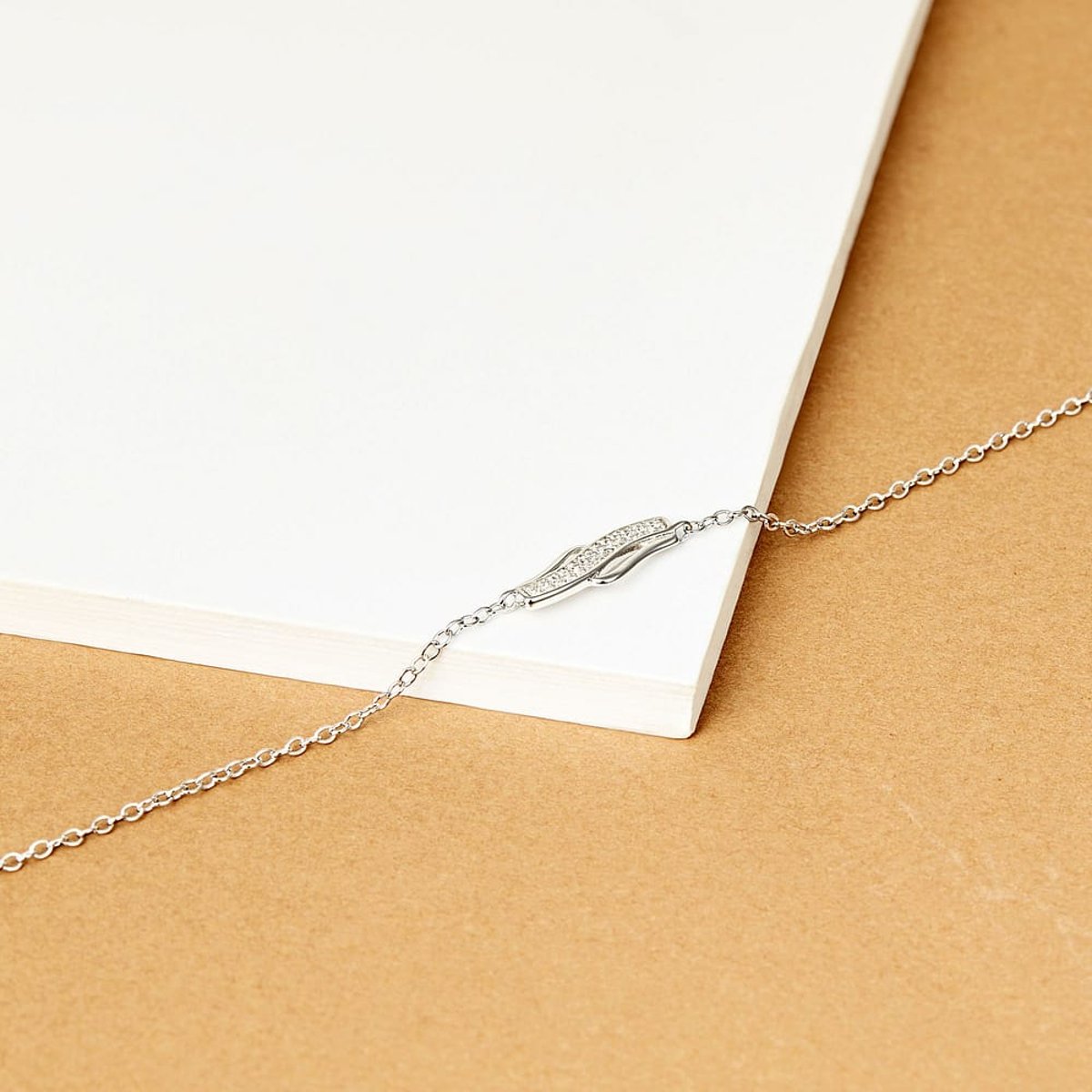 Bracelets en Argent/oxyde de zirconium De Zirconium et Oxyde de zirconium argent, CLEOR
