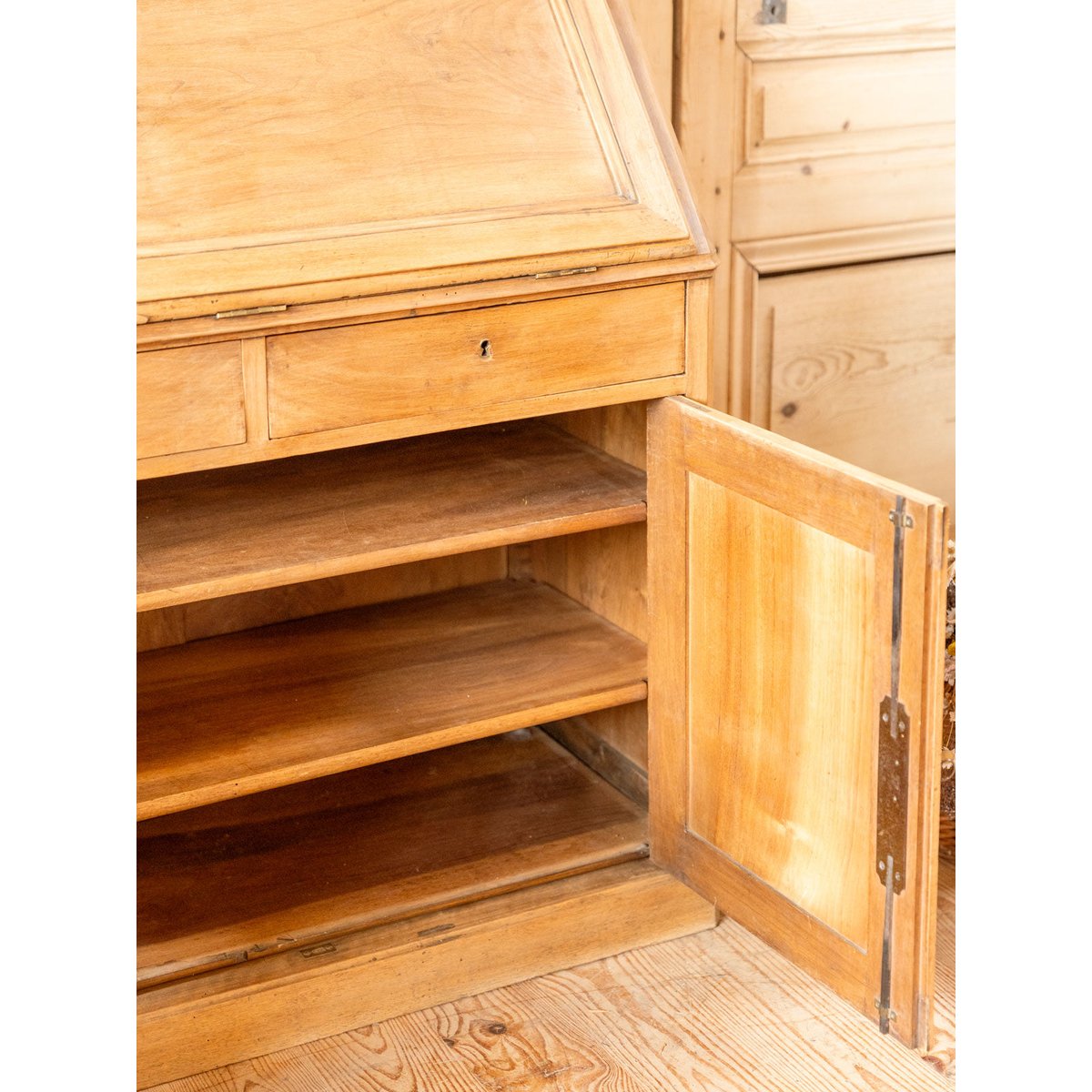 Secrétaire vintage en bois Edouard N°1041 - Bon état bois foncé, DEBONGOUT