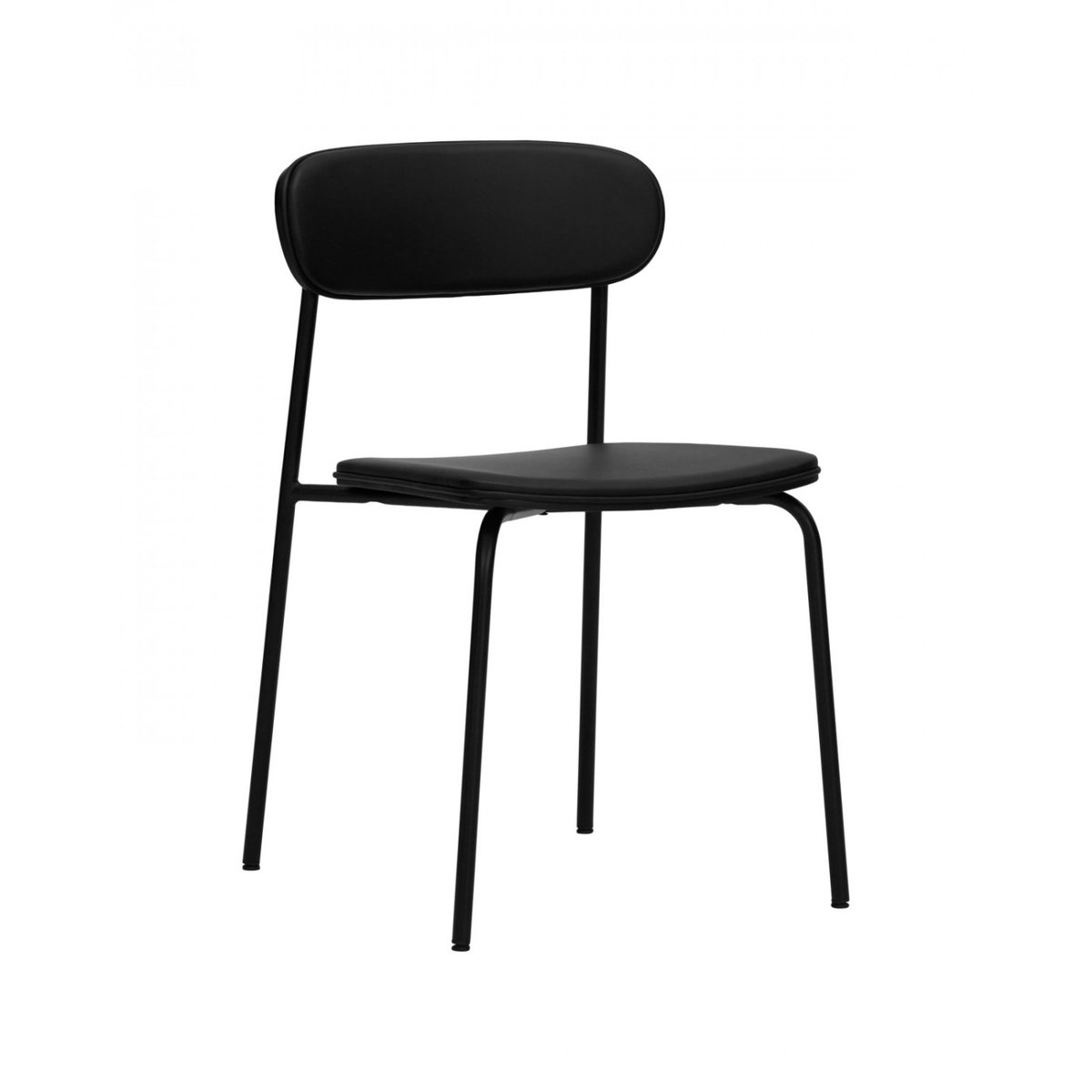 Lot de 2 chaises Pova noir, HOUSE DOCTOR