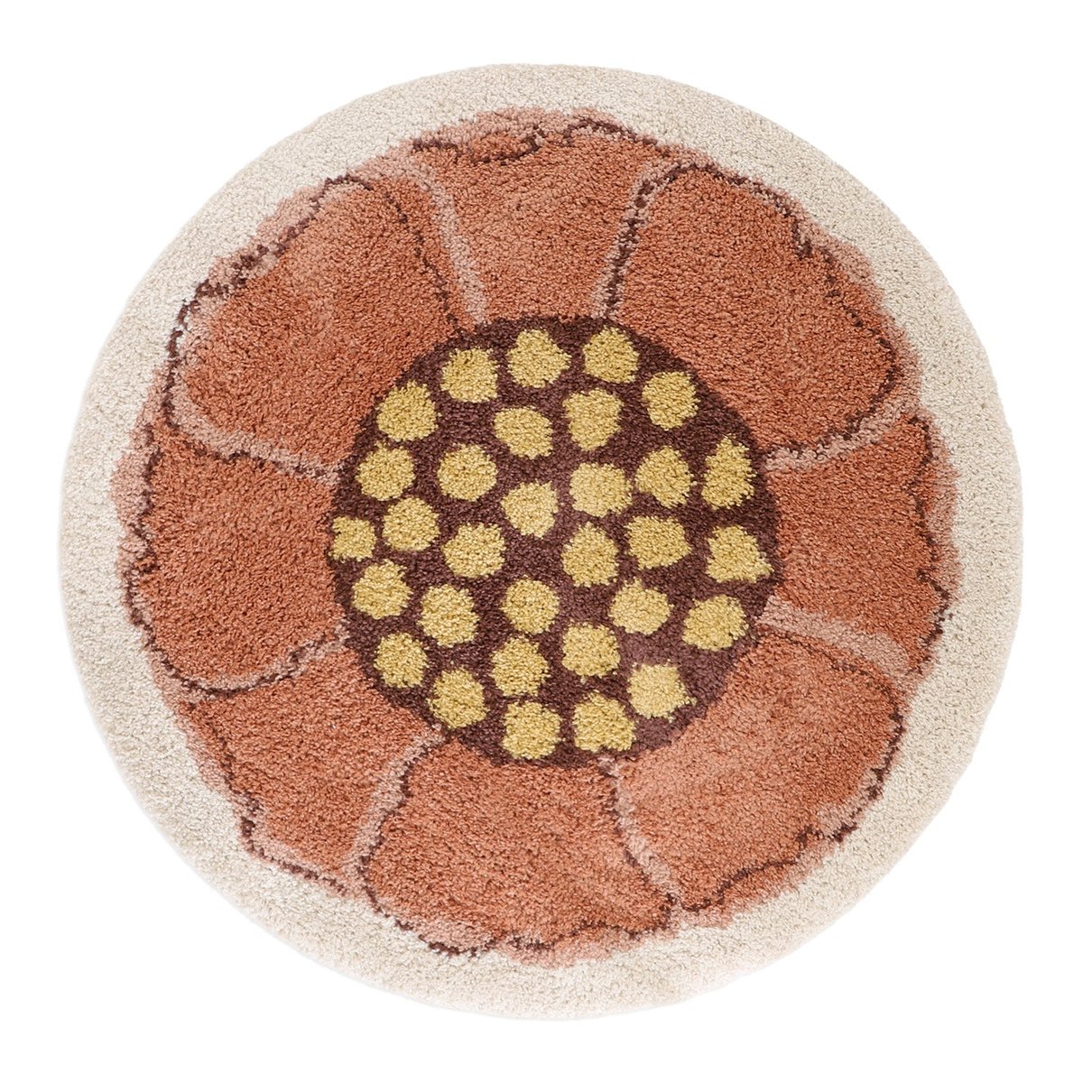 Tapis Bohemian Flora couleur unique, NATTIOT