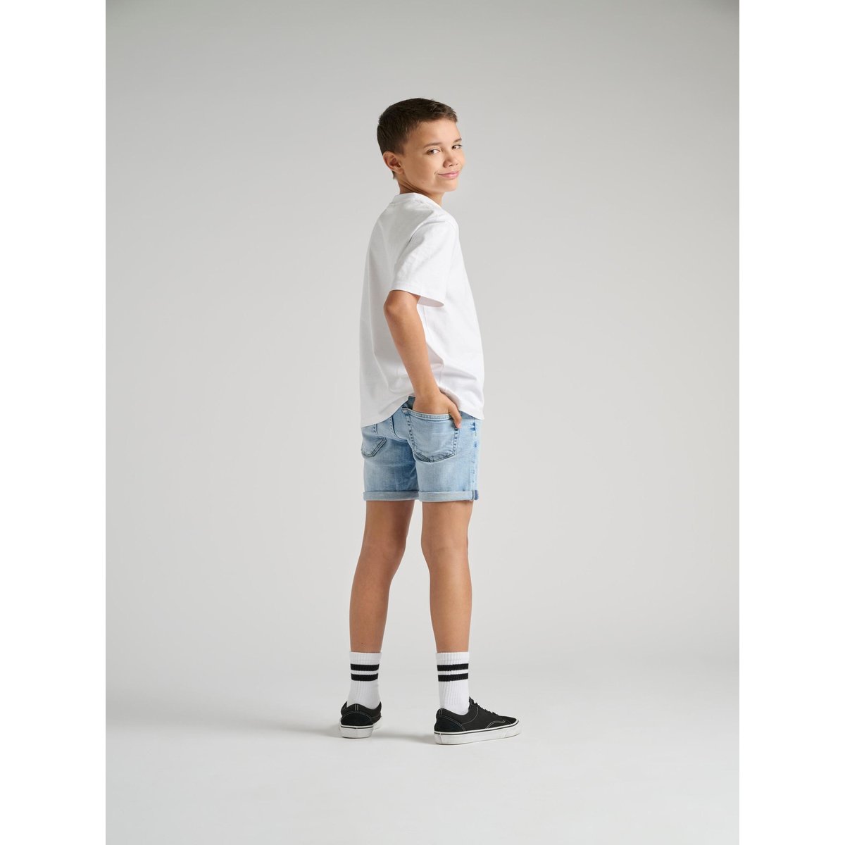 Short En Denim light blue denim, ONLY & SONS JUNIOR