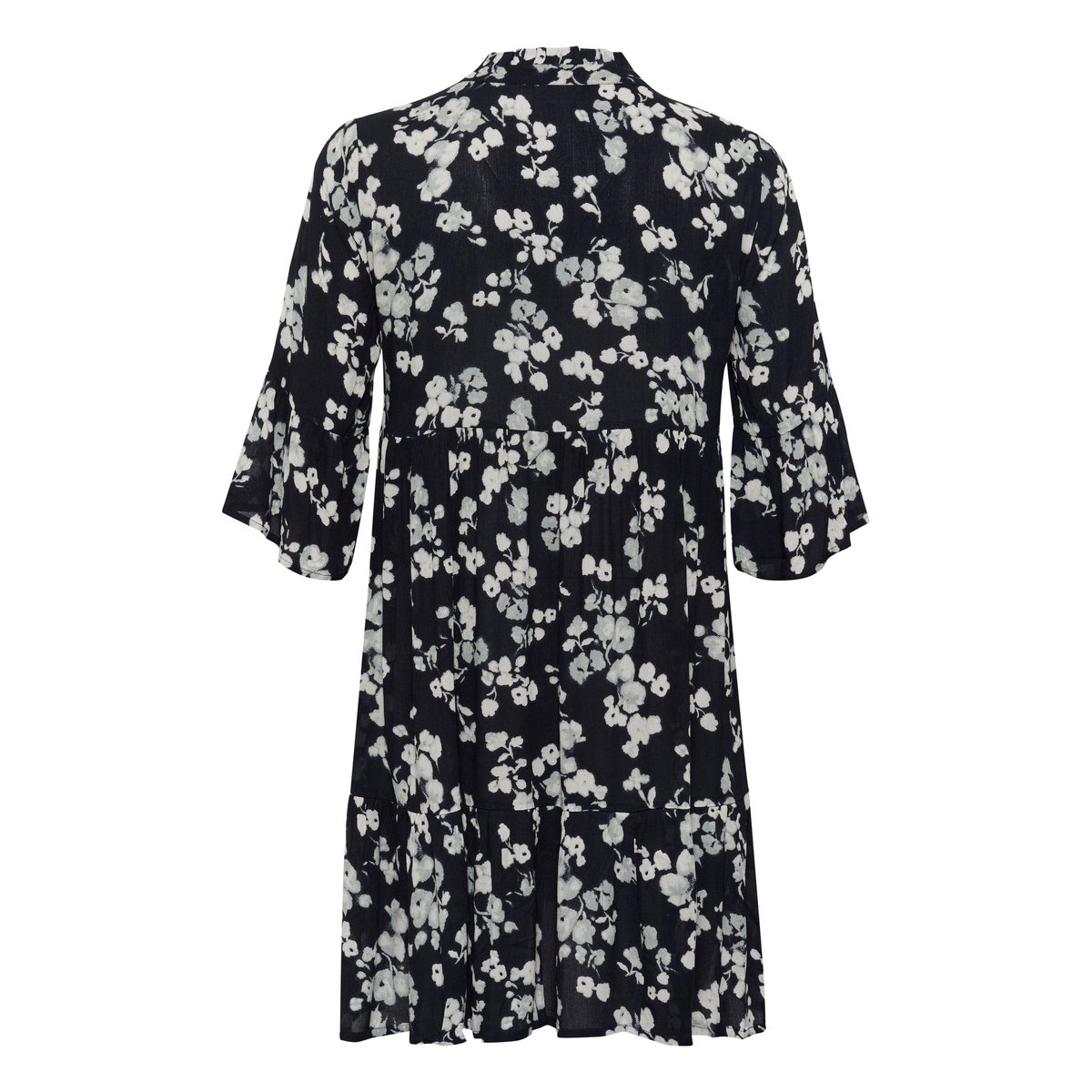 Dress bleu floral marine flower, KAFFE CURVE