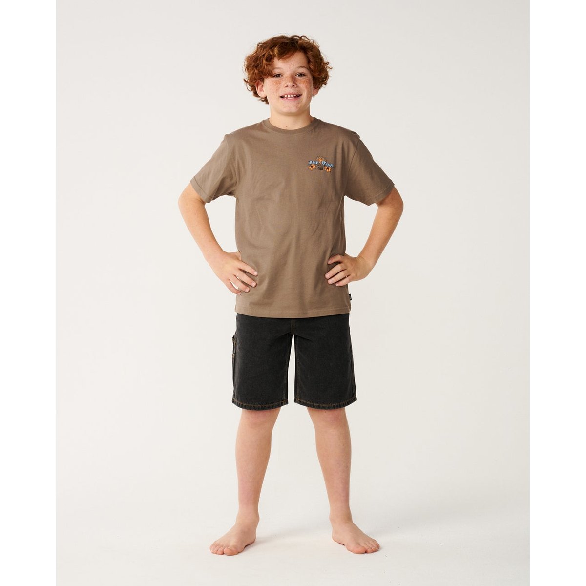 T-shirt enfant HAZED & TUBED walnut, RIP CURL